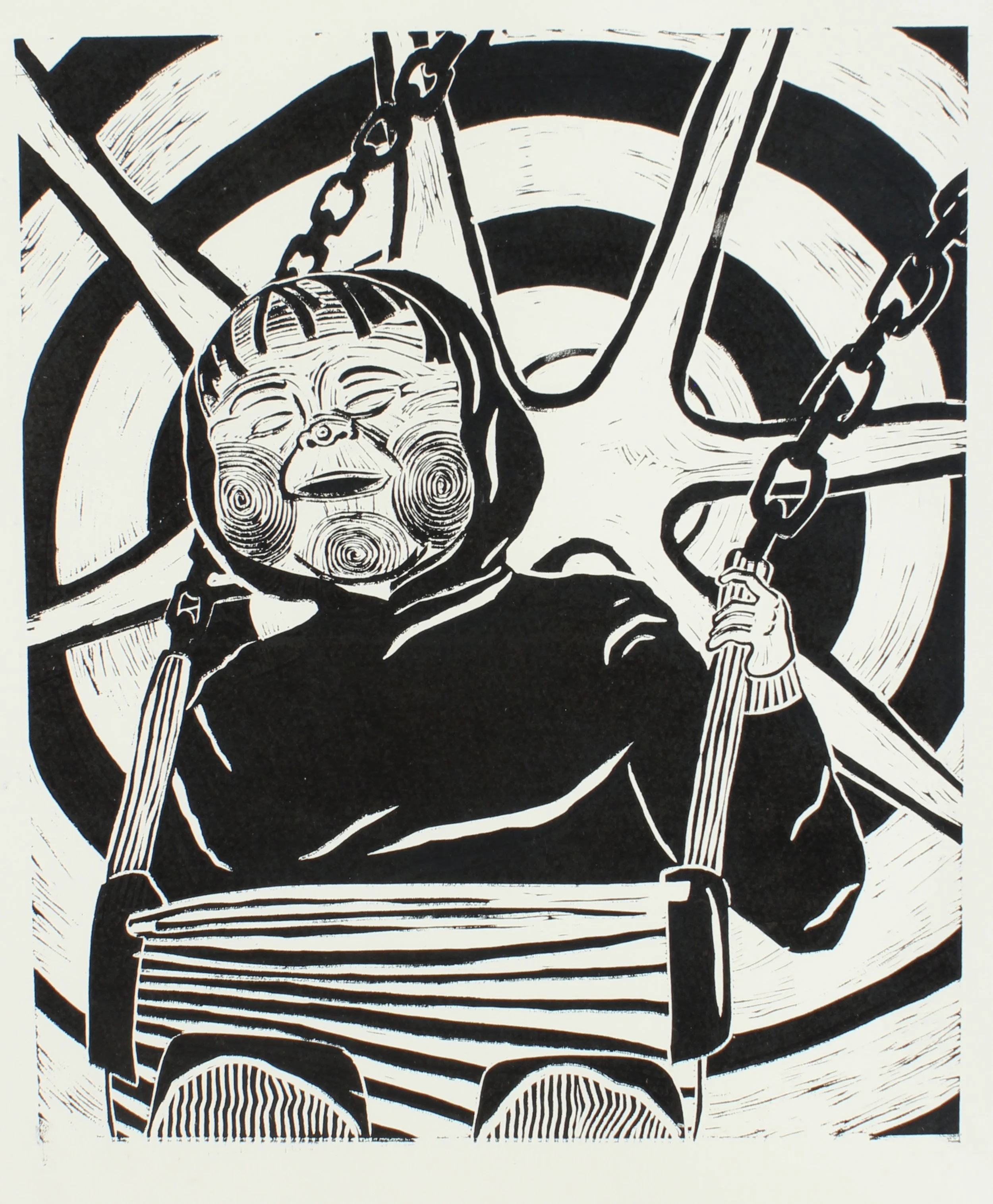 "Atlas" 2026 Lino cut 20'x18'