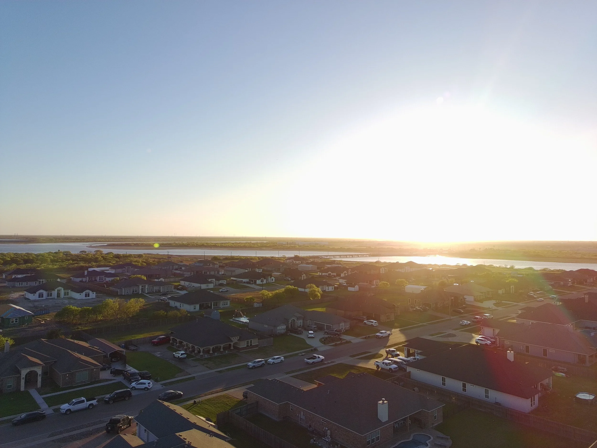 Neighborhood by Oso Creek. Taken using a Potensic Atom 2 with ND filter