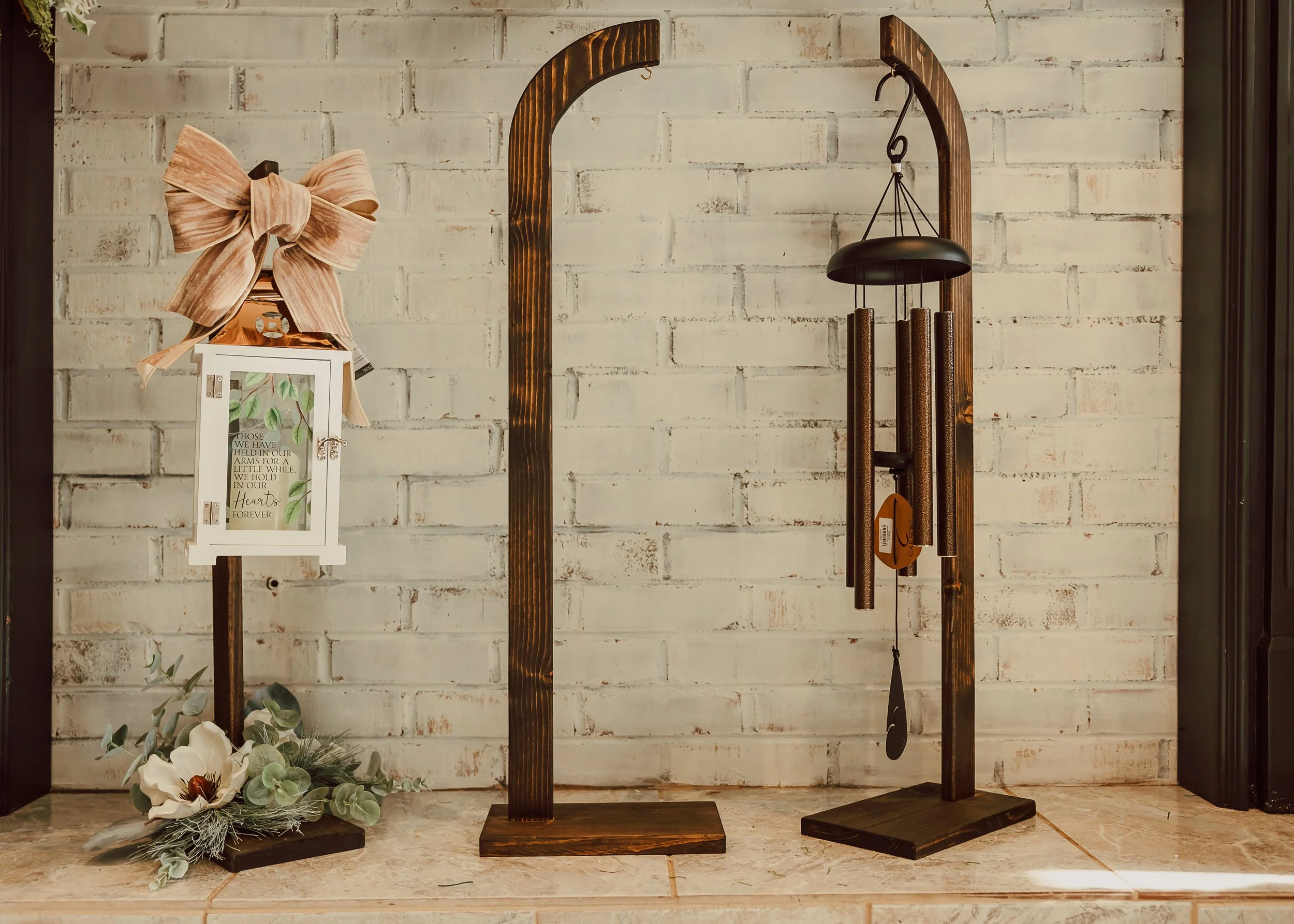 Wooden Wind Chime Stand - Indoor Display Stand in 30