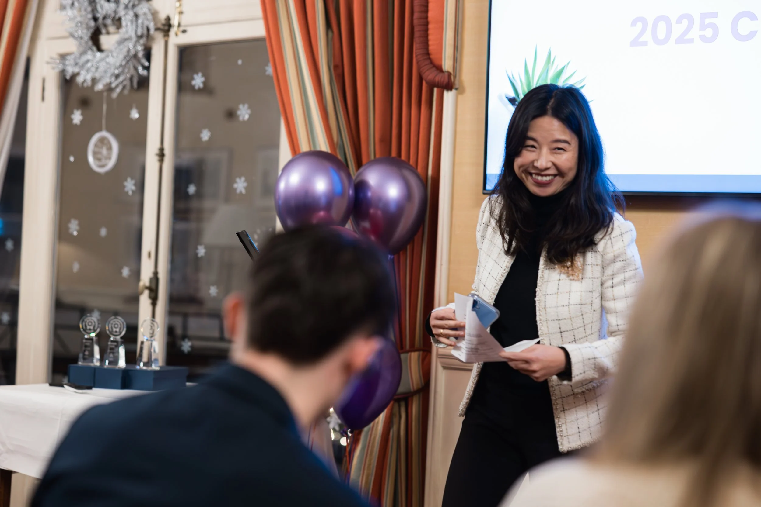 Victoria Li independent candidate for Deputy St Helier North Jersey Election 2026, hosting Young Entrepreneurship Award in Jersey, promoting young entrepreneurship.
