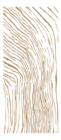 Close-up of a wood grain pattern with JRDP dark and light brown streaks.