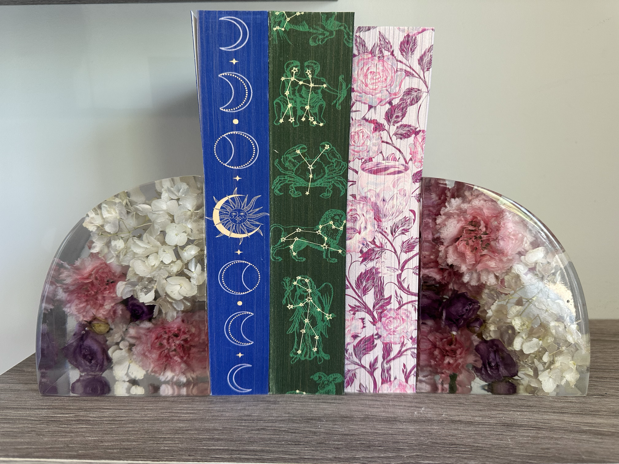 Spring Floral Bookends