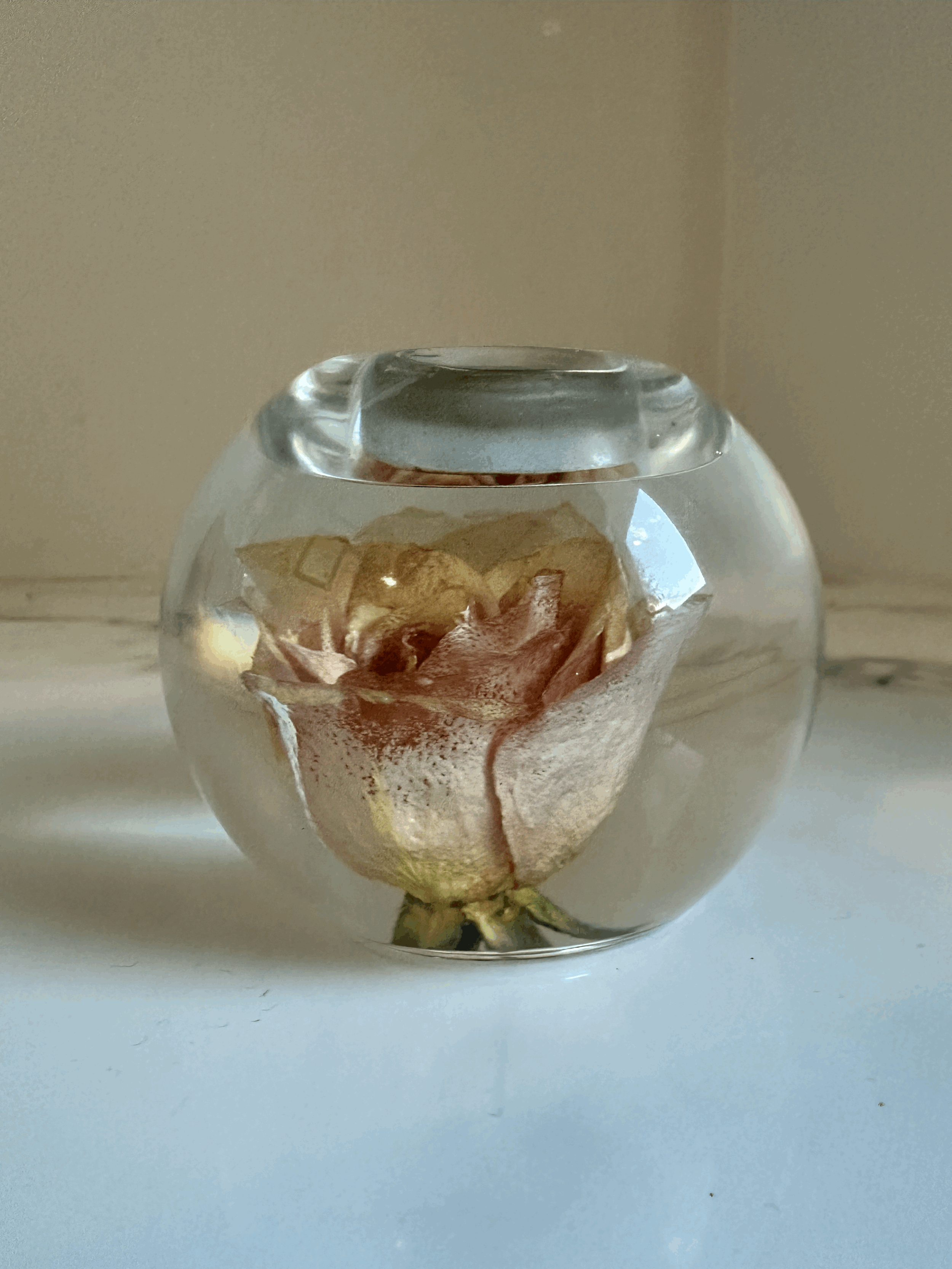 Blush Rose Tea Light Base