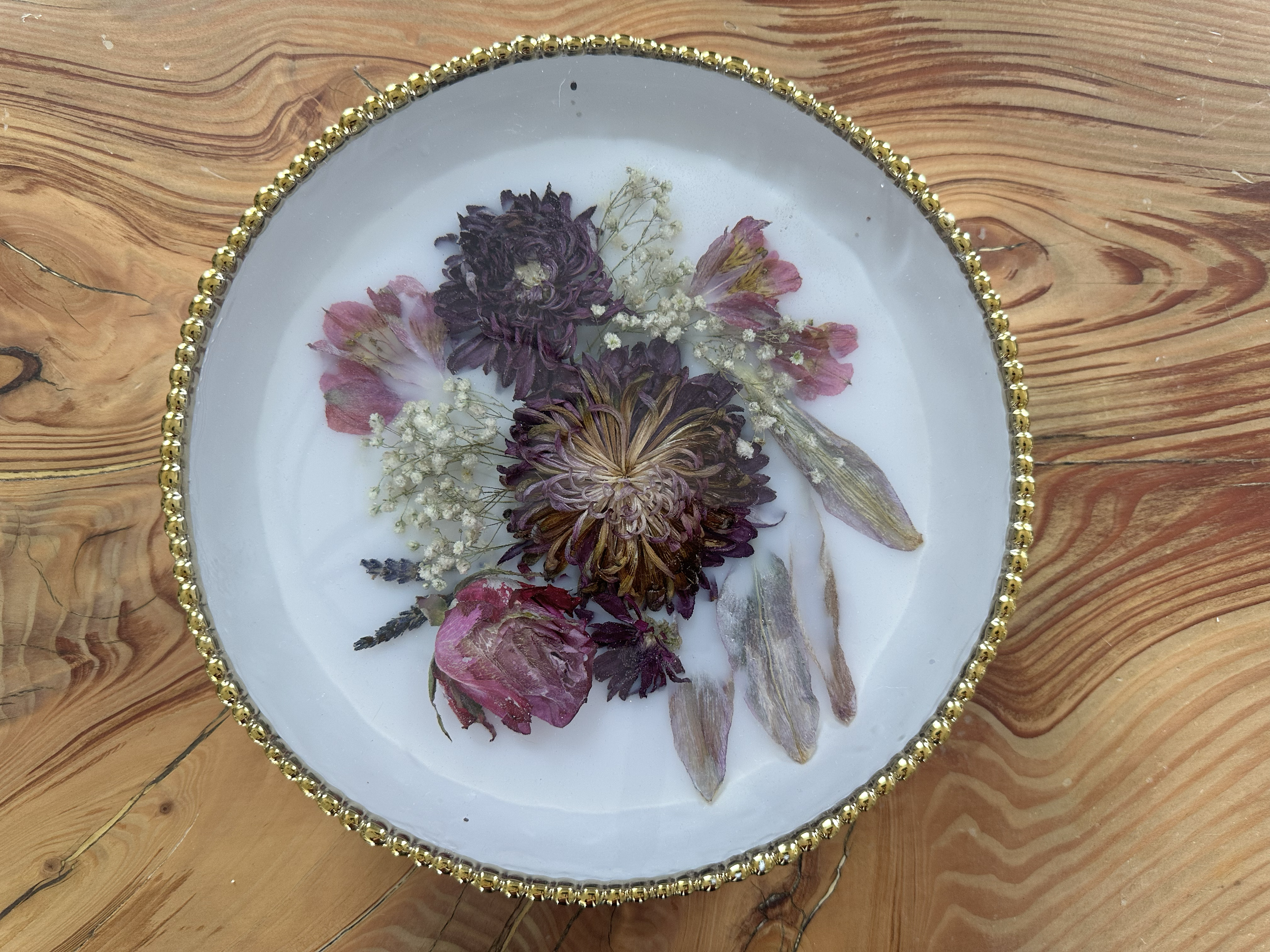 Violet Centerpiece Dish