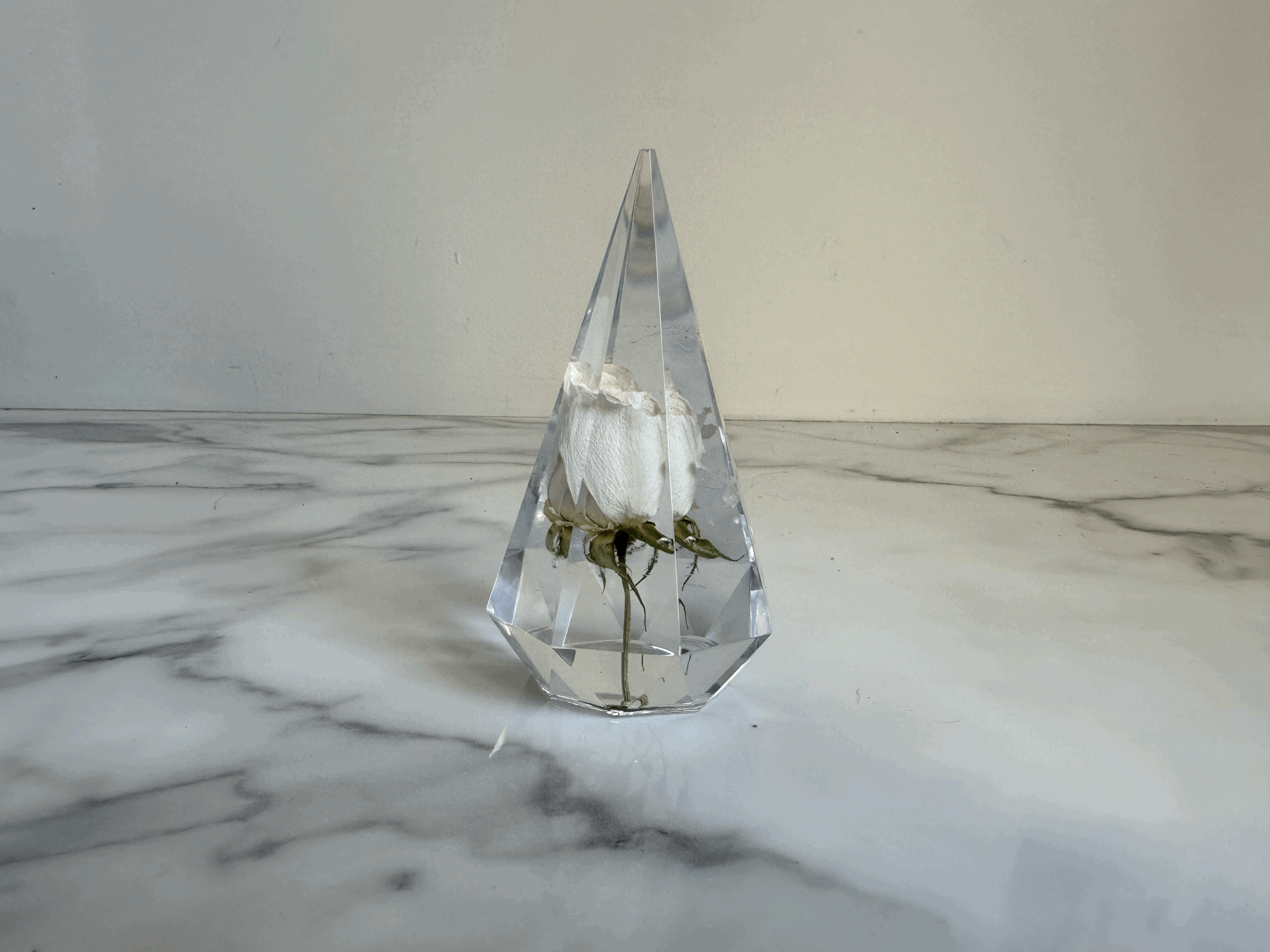 Blush Rose Ring Holder