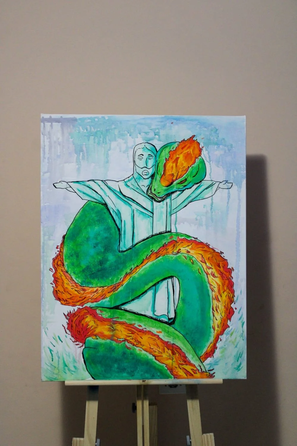 PIntura Original Em Tela - Boi Tatá