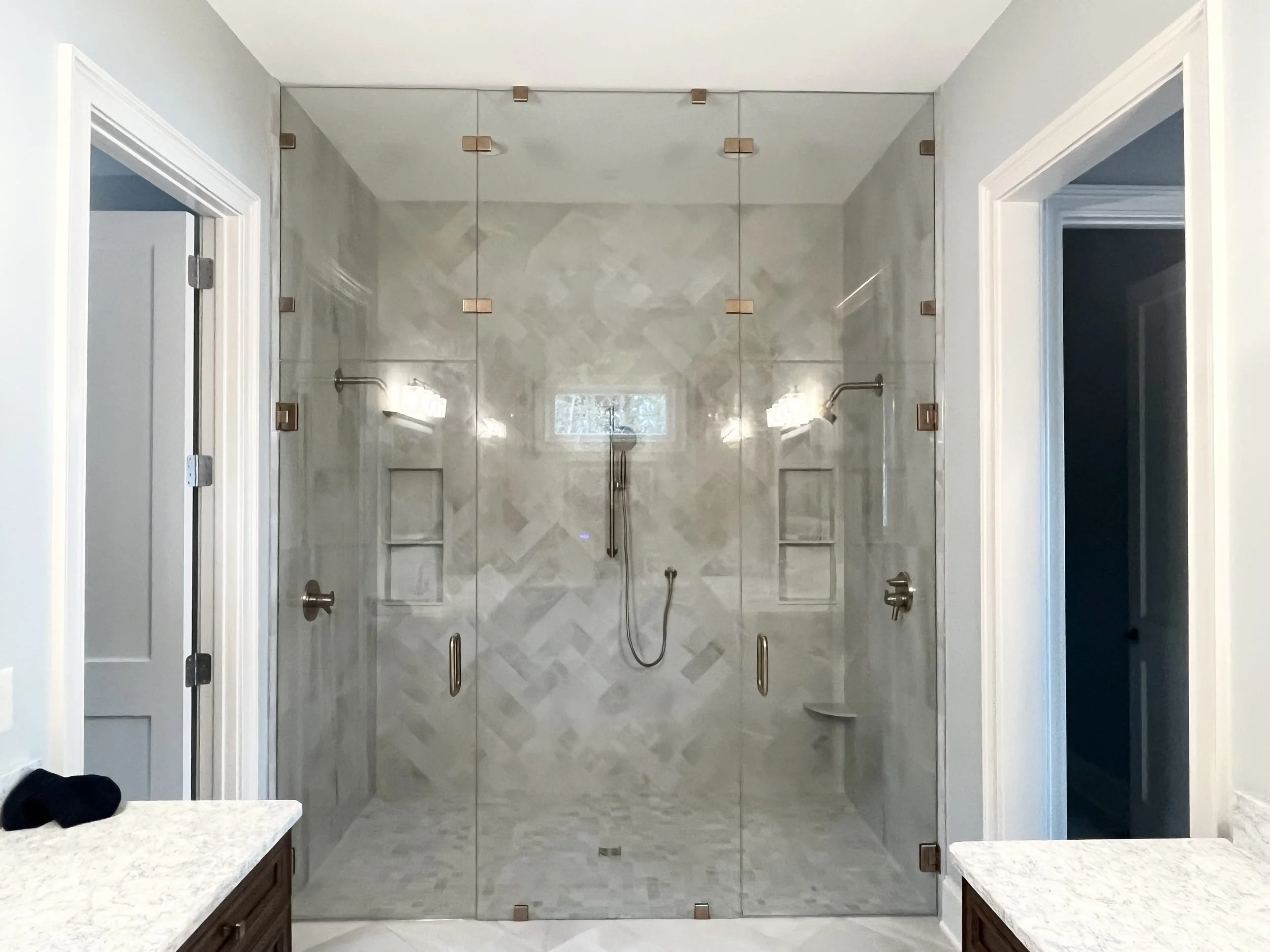 Frameless shower double door .jpeg