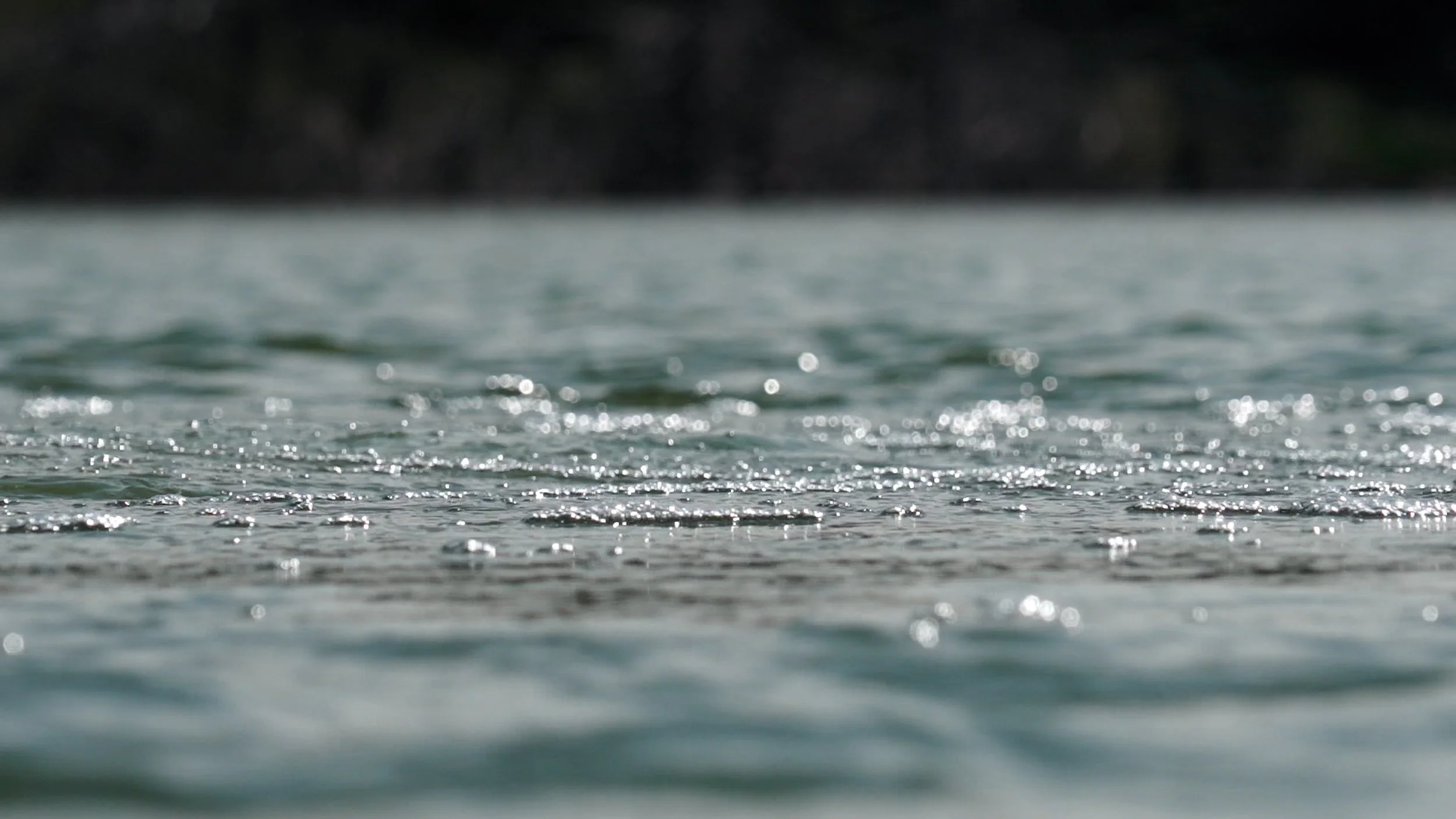 Aeration Bubbles in Kansas Pond