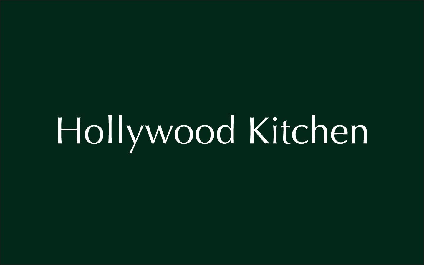 Hollywood Kitchen