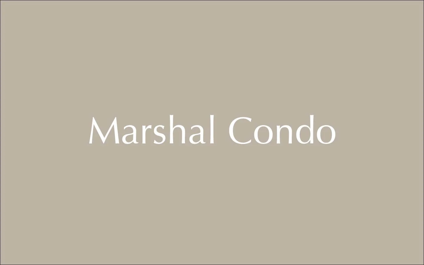 Marshal Condo