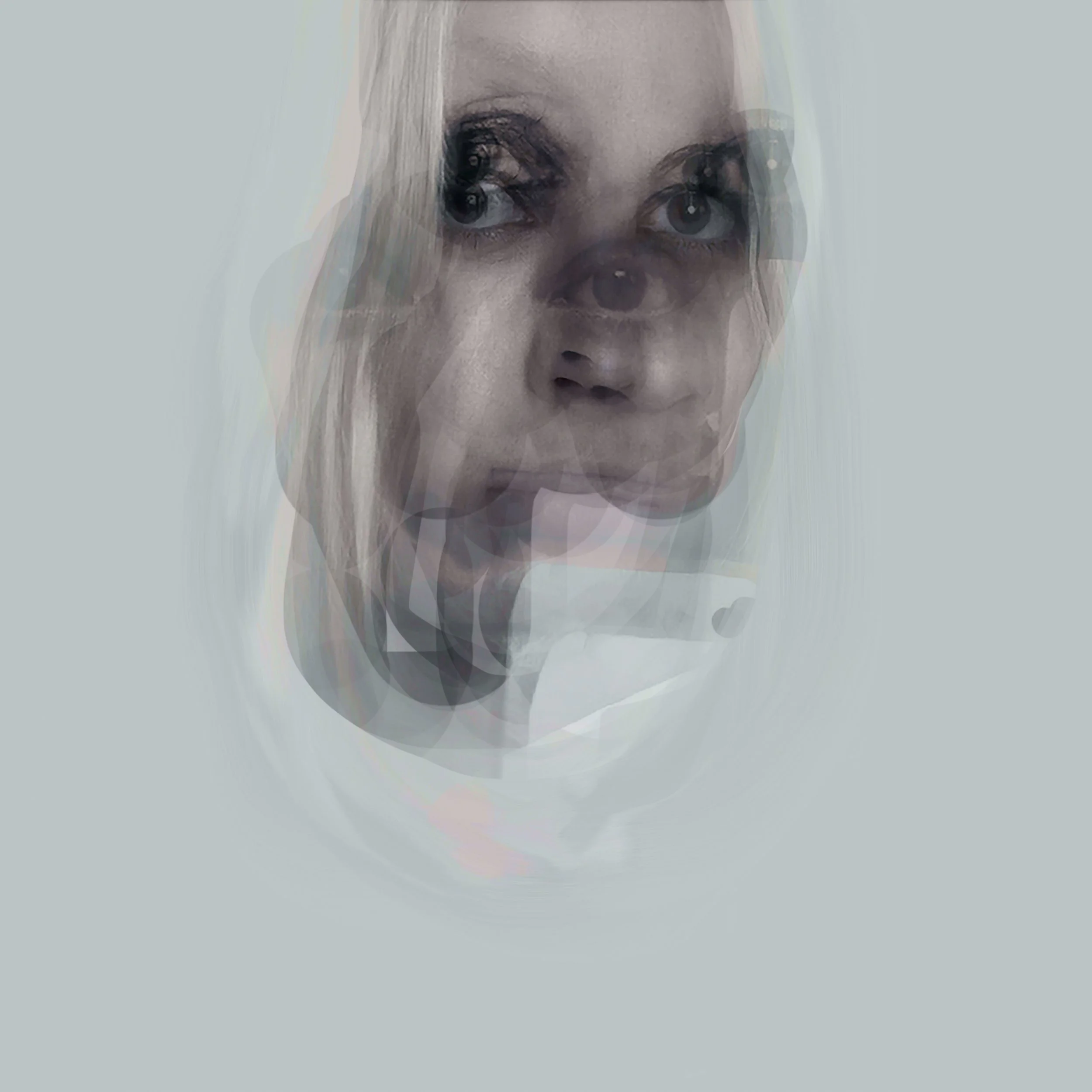 Julie Wilkins SWIMMER HERE single release cover portrait