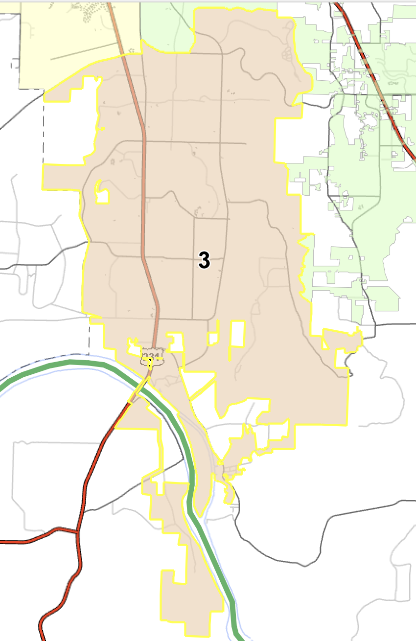 map of district 3