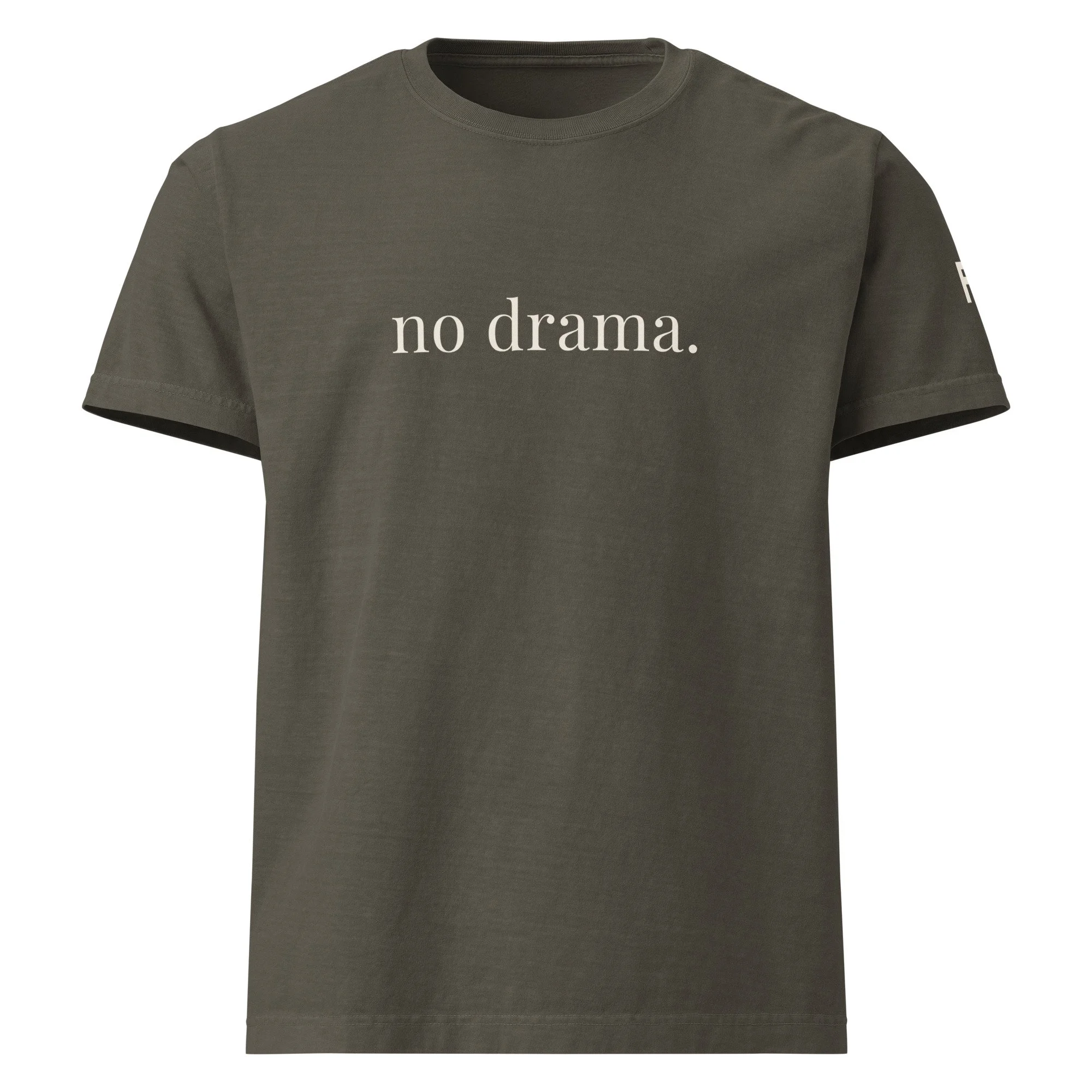 no drama. just vibes. Oversized Tee