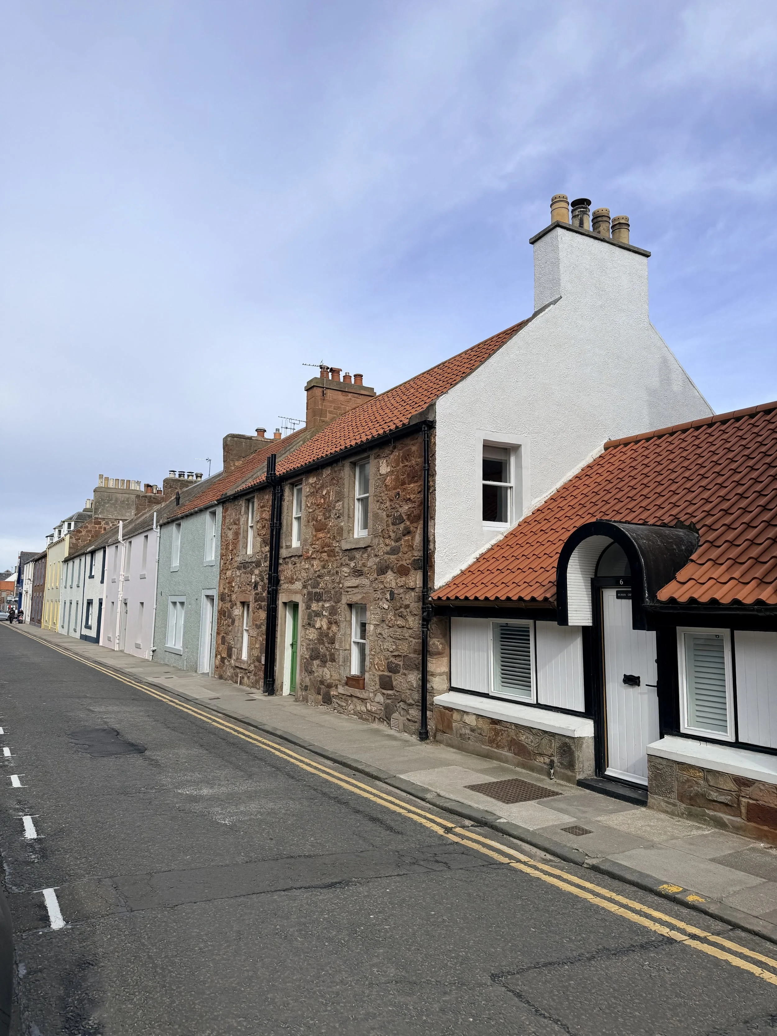 Street view in North Berwick, United Kingdom, representing international collaboration and global scholarship connections.
