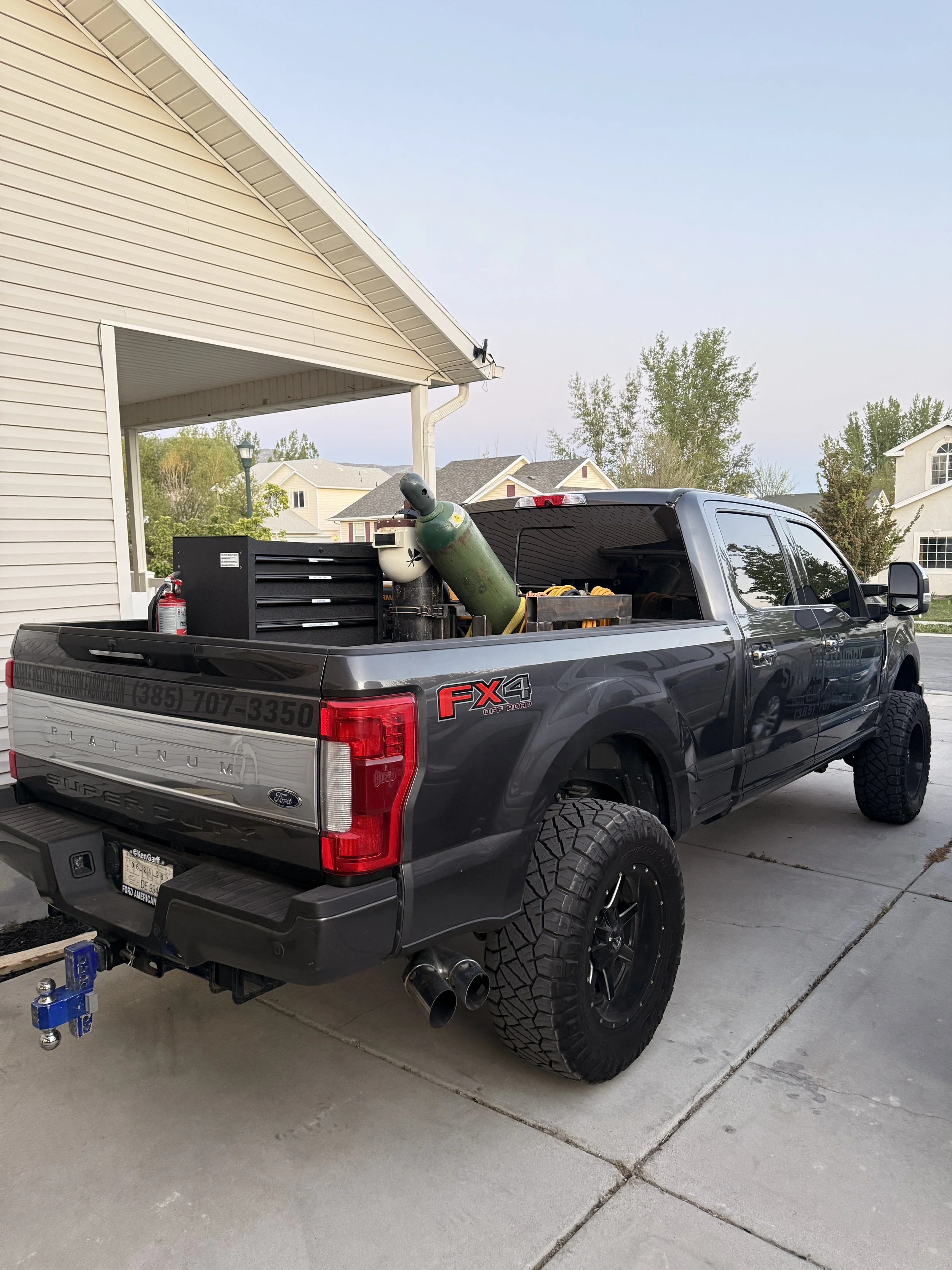 At SPK MetalworX we offer a fully tooled truck for your mobile welding needs. We provide onsite fabrication and any general weld repair including heavy equipment repairs, crack repair, rust repair, custom gates, fences, and railings. Call us now!