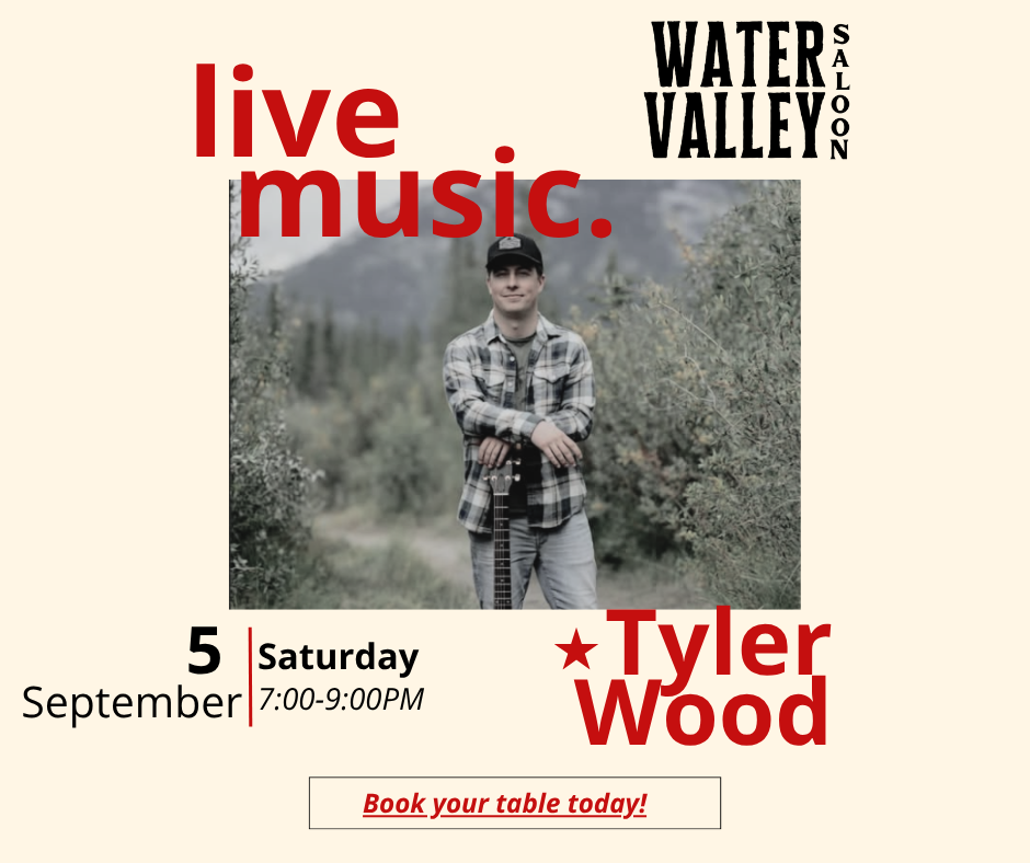 🎶 Live Music Saturday Nights 🎶 - Tyler Wood