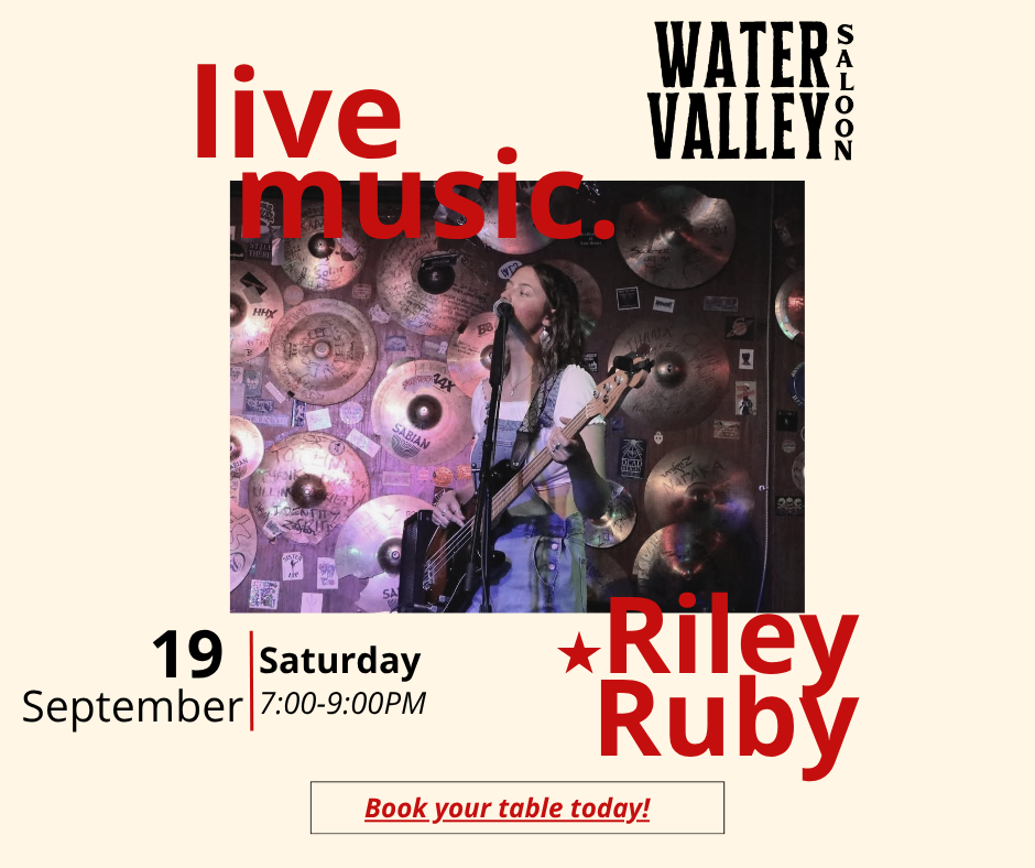 🎶 Live Music Saturday Nights 🎶 - Riley Ruby