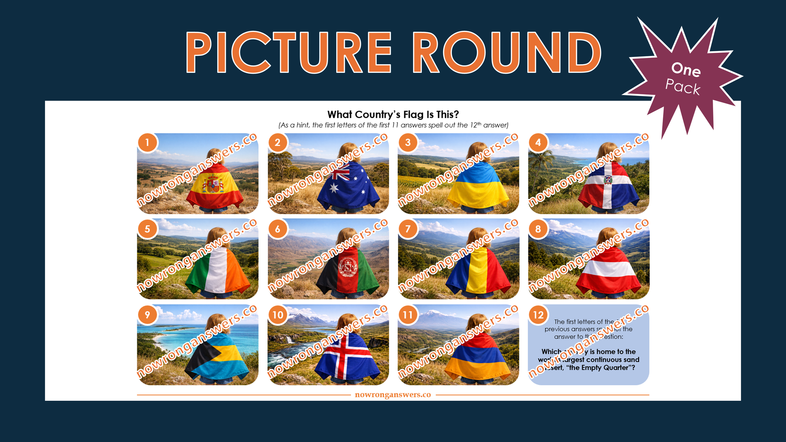 International Flags Acrostic II