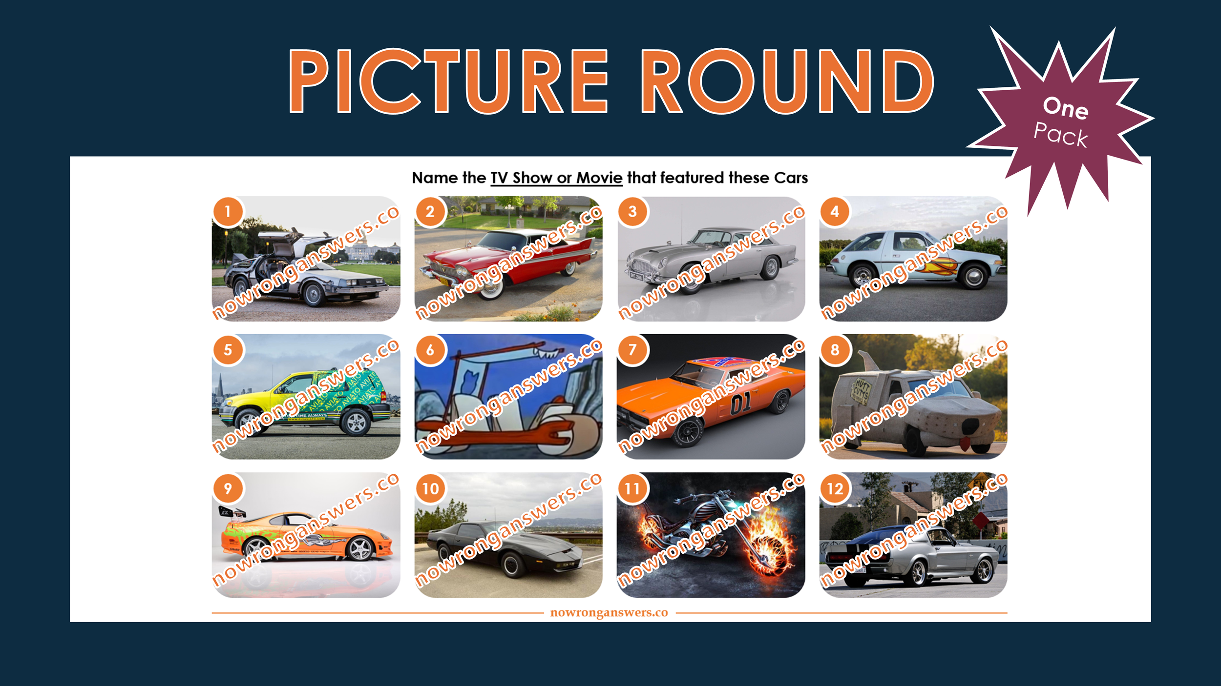 Cars from TV & Movies I
