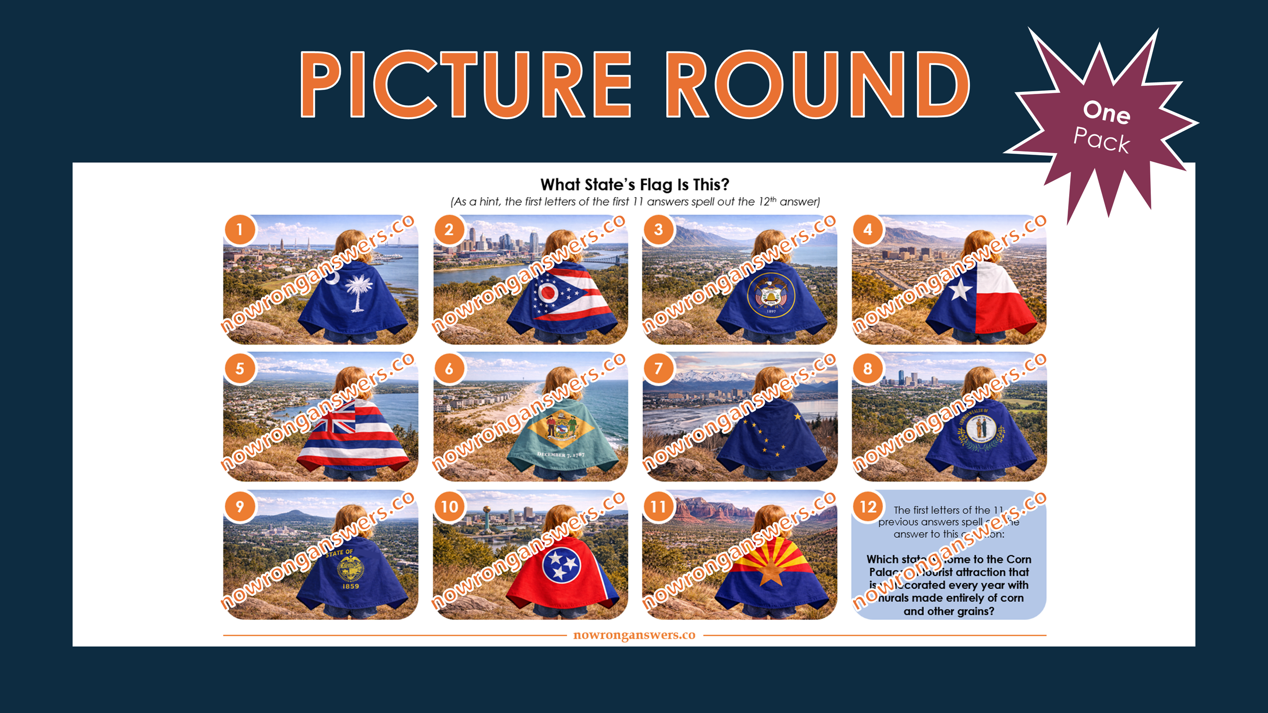 U.S. Flags Acrostic I