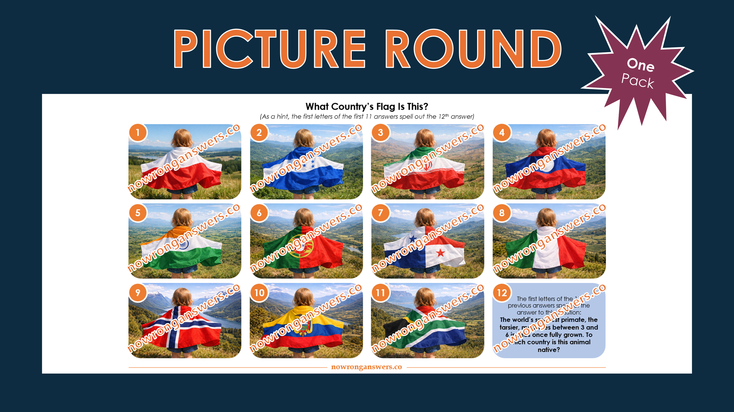 International Flags Acrostic III
