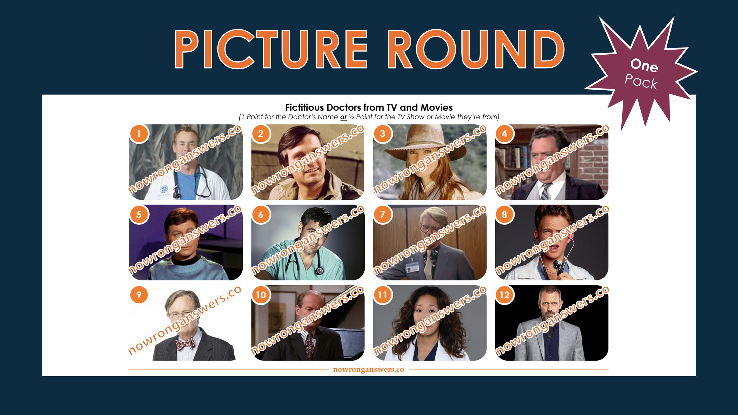 Fictitious Doctors from TV & Movies