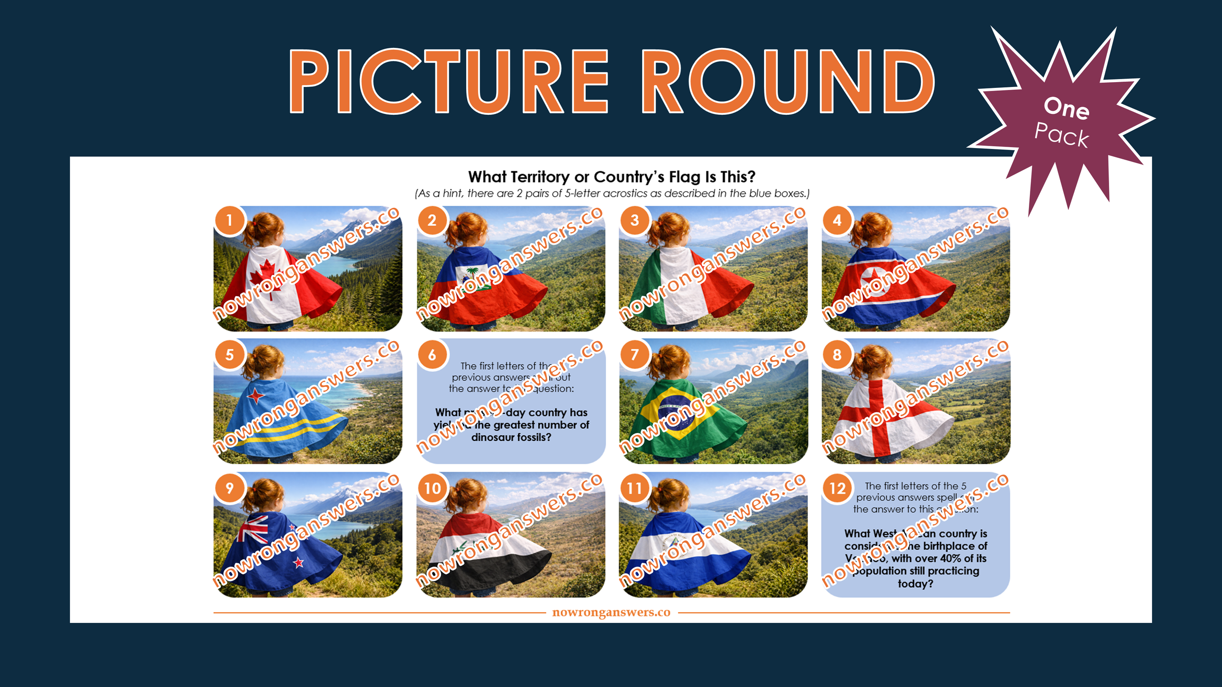 International Flags Acrostic IV