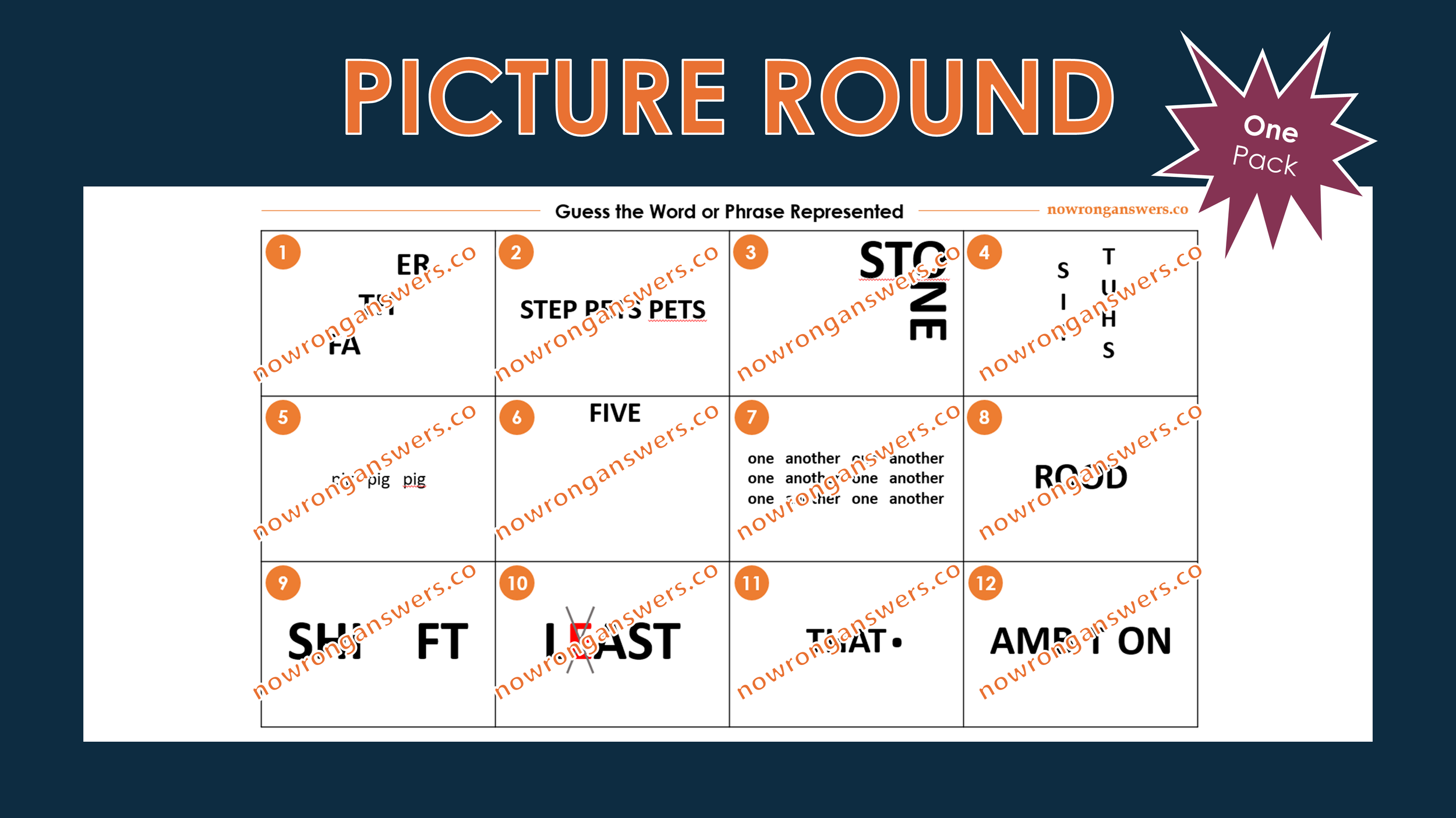 Everyday Phrases Dingbats II