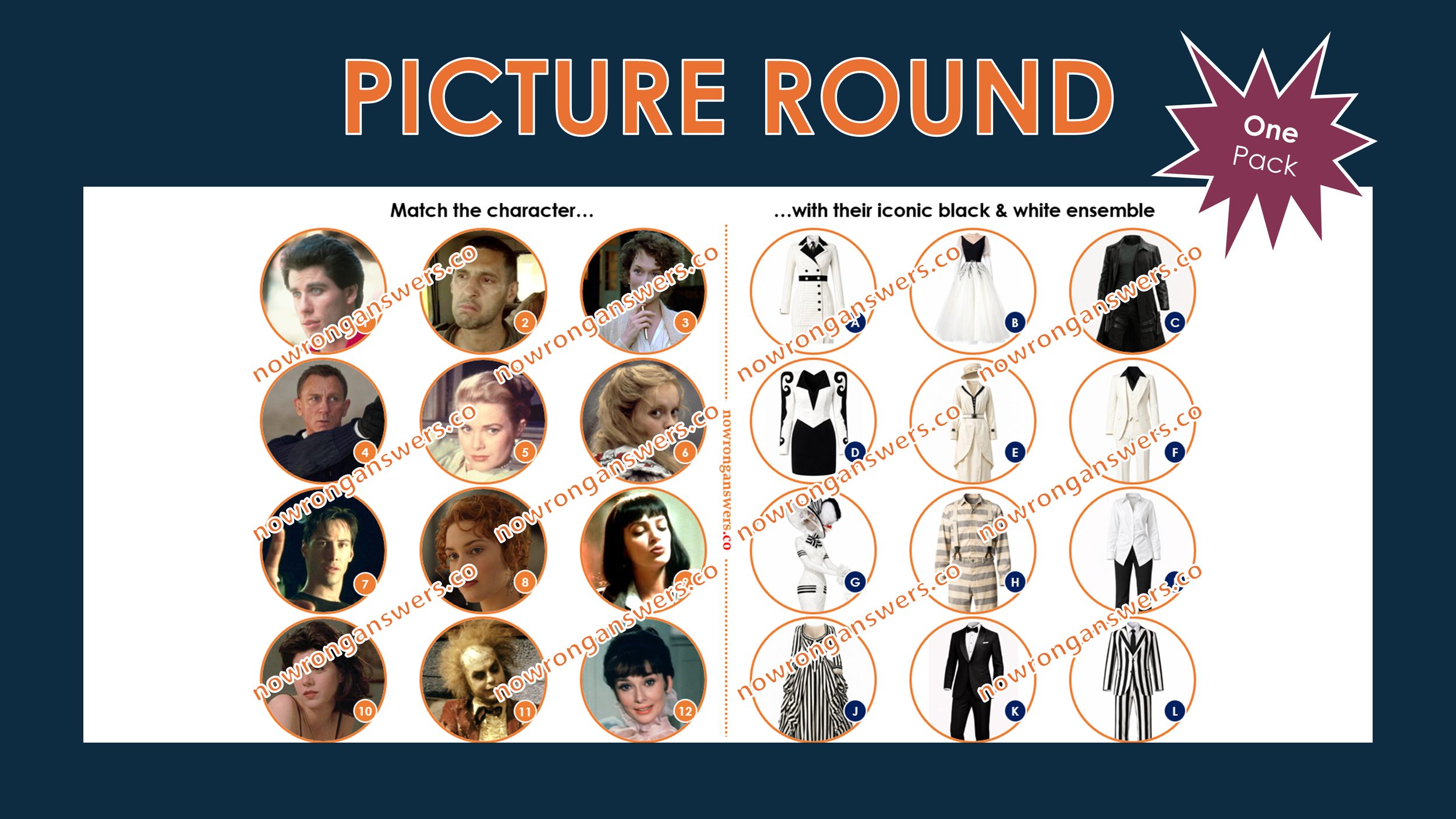 Iconic Black & White Outfits from TV & Movies