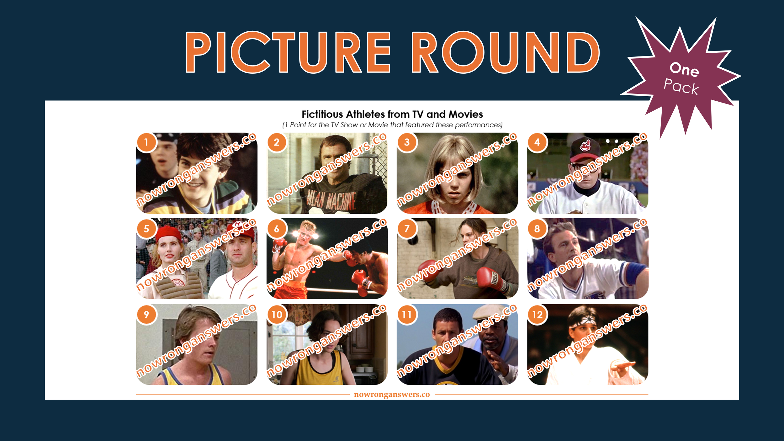 Fictitious Athletes from TV & Movies