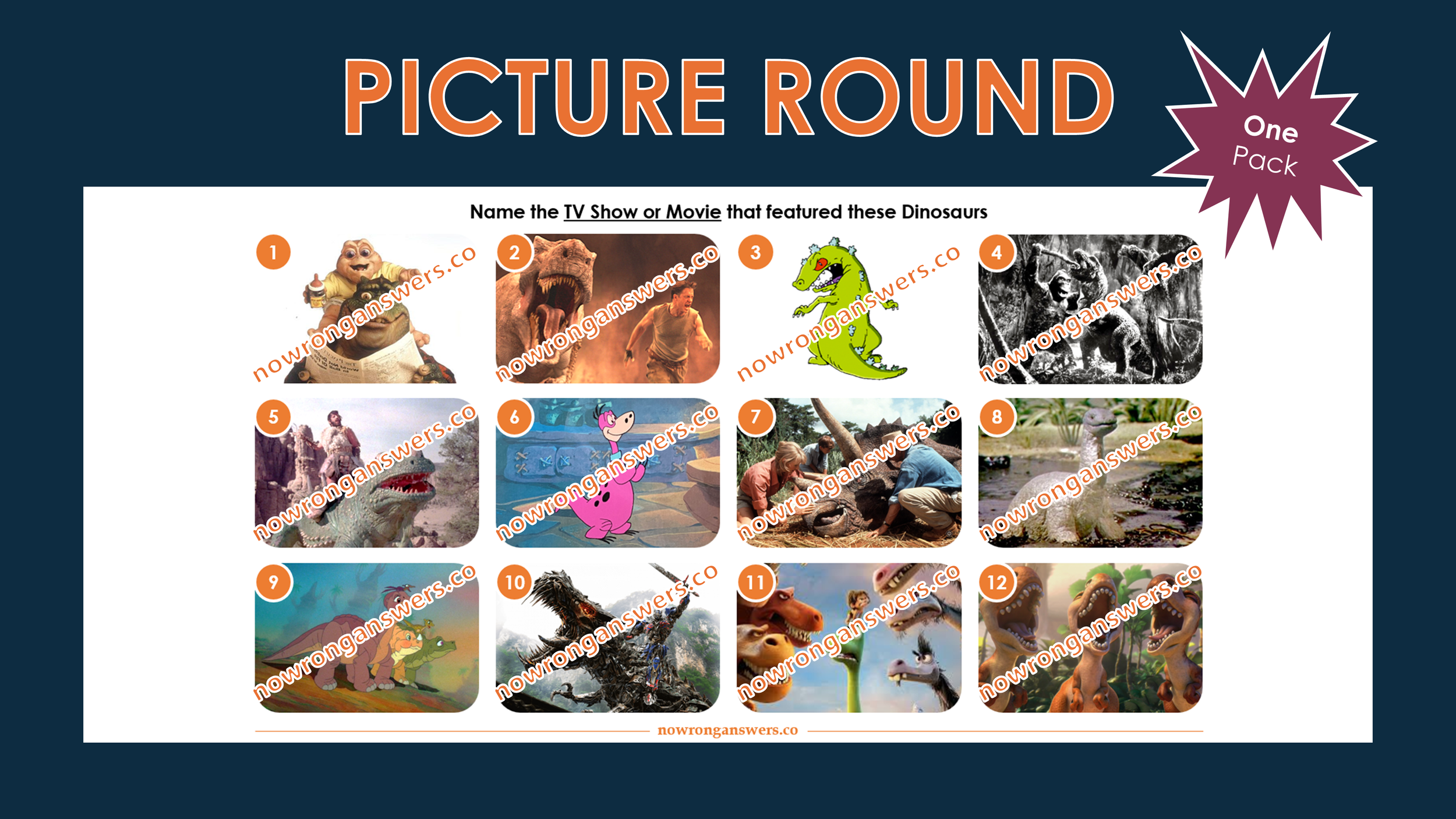 Dinosaurs from TV & Movies