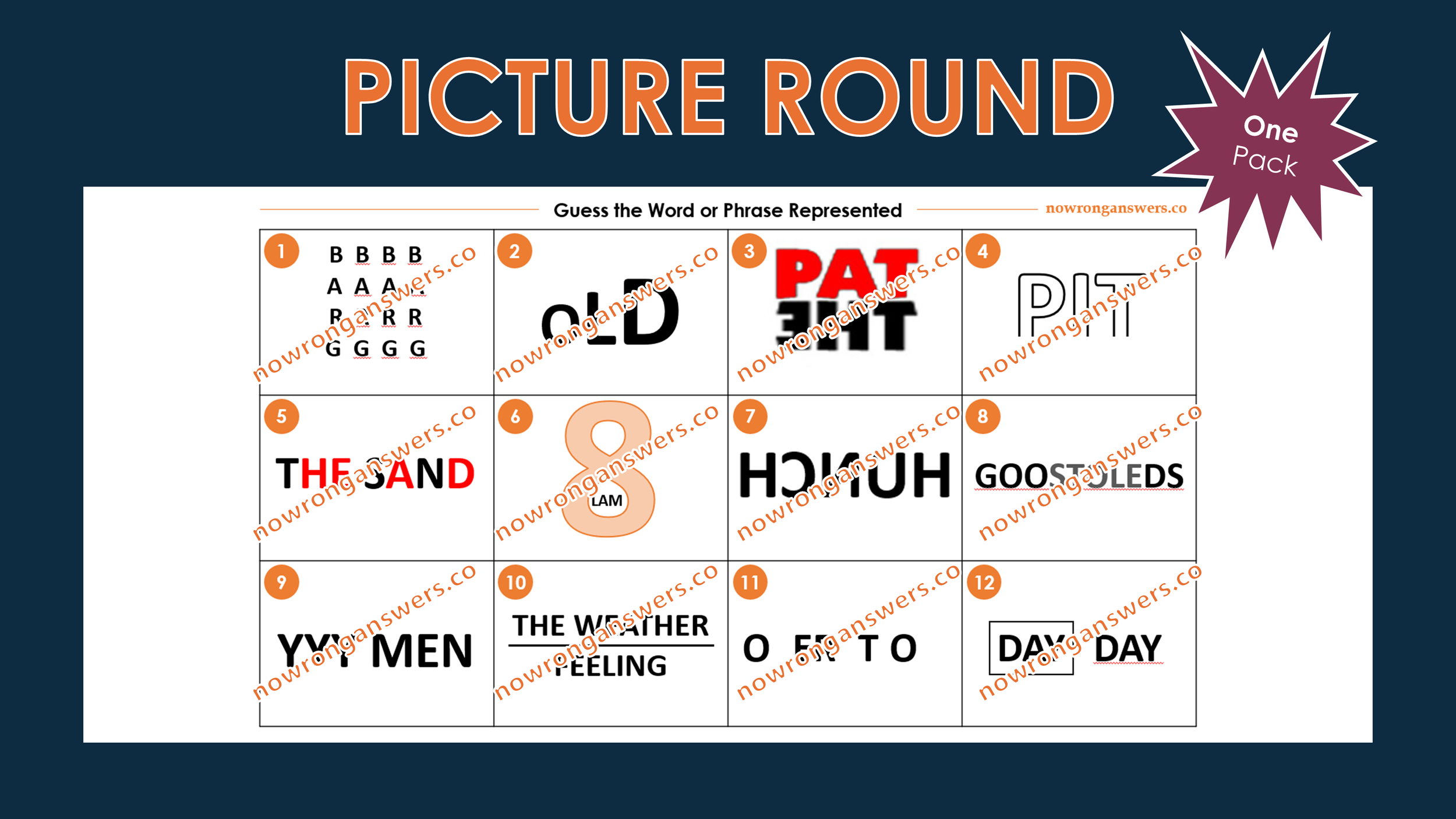 Everyday Phrases Dingbats I