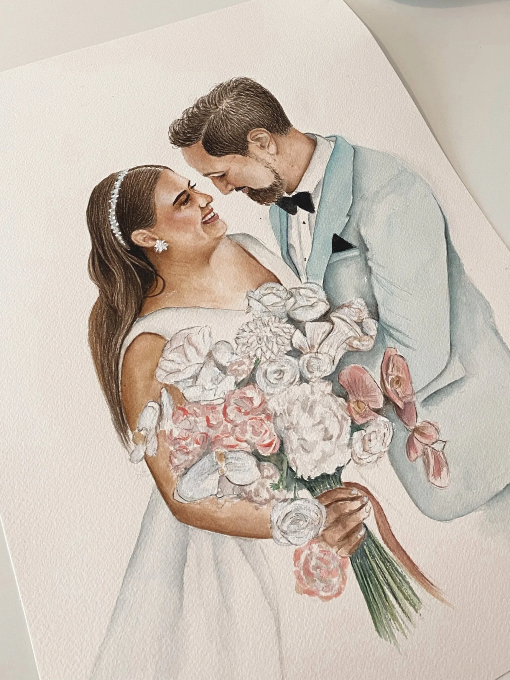 Portfolio of Bride and Groom Detailed Portraits