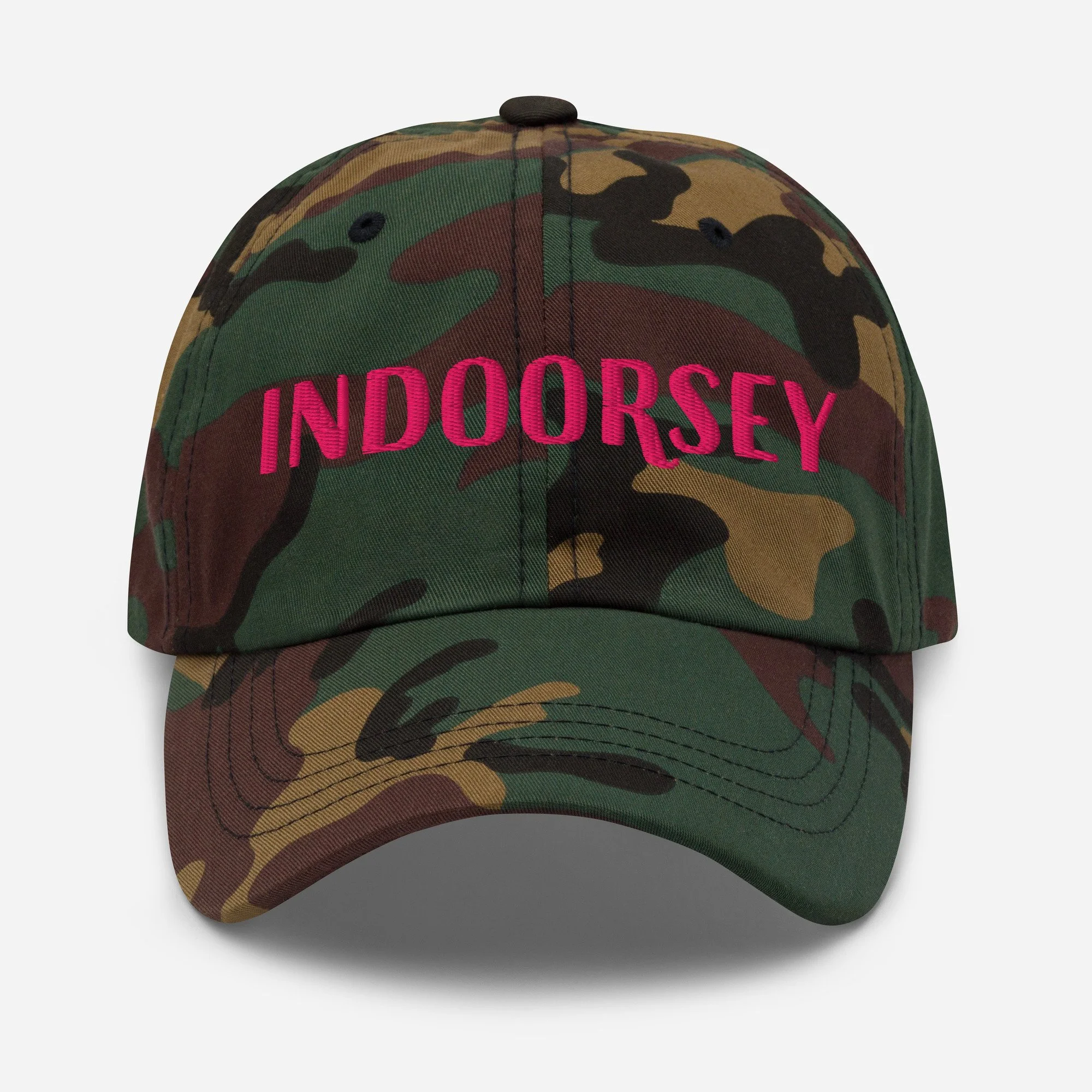 Indoorsey - Embroidered Dad Cap