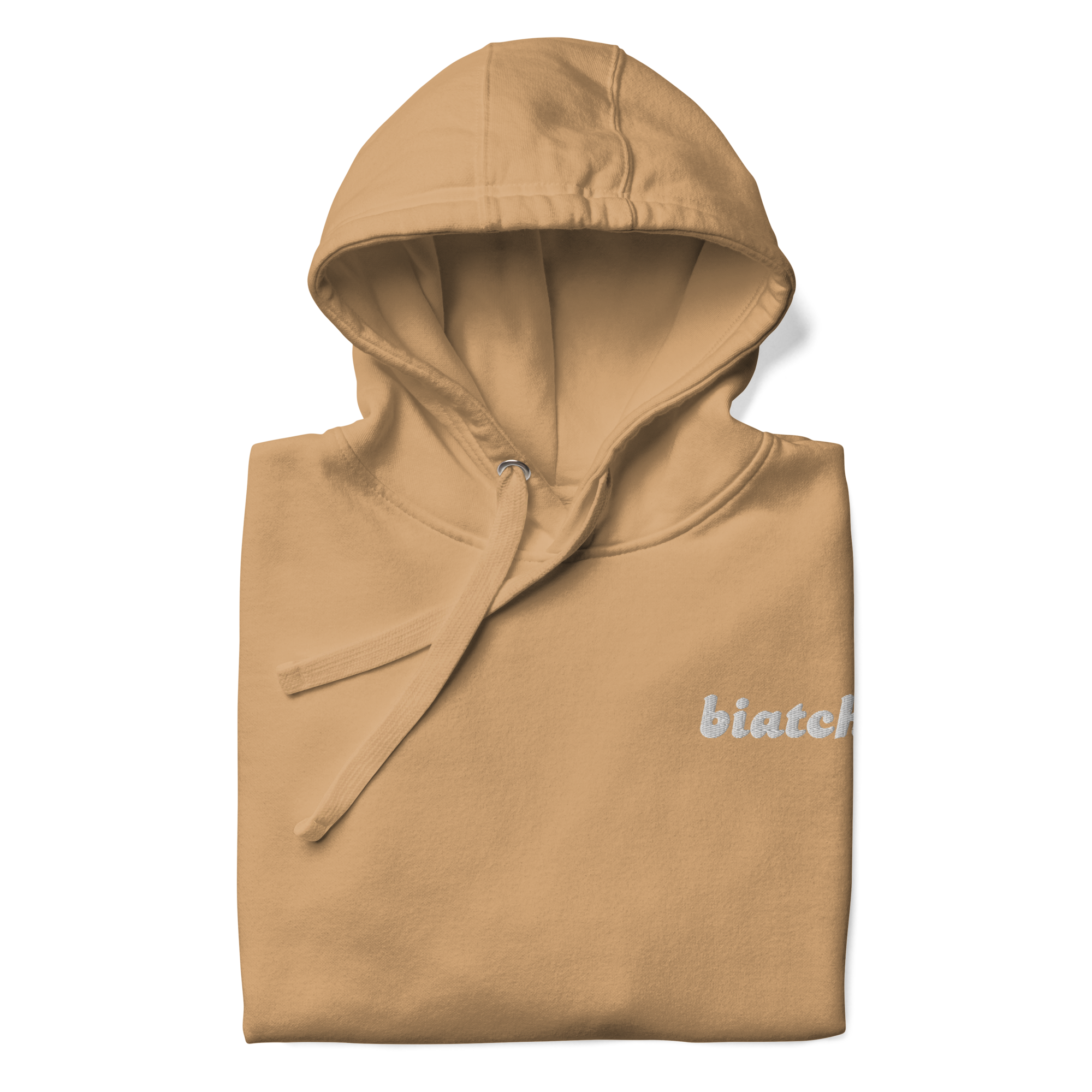 Biatch- Embroidered Hoodie