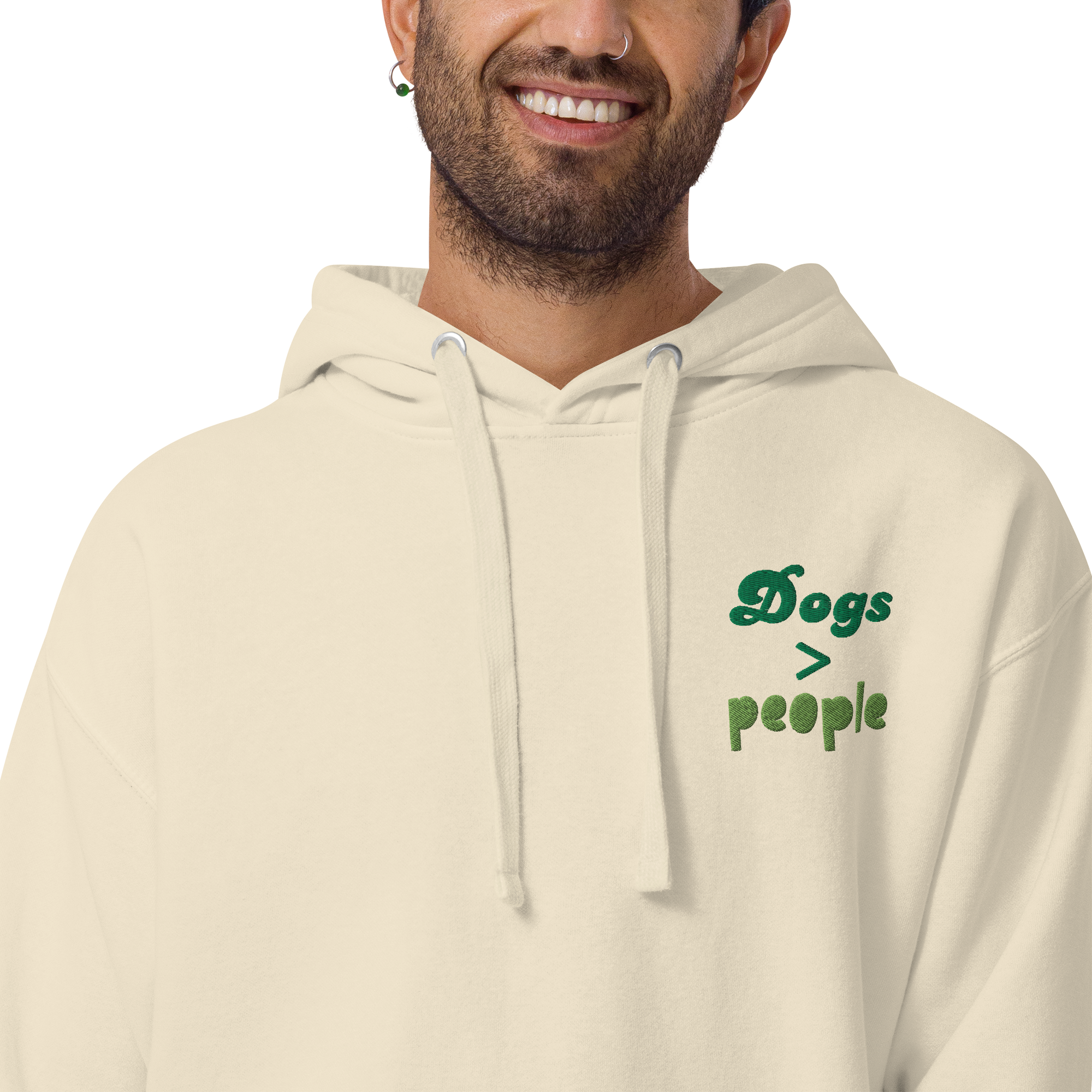 Dogs > People Hoodie