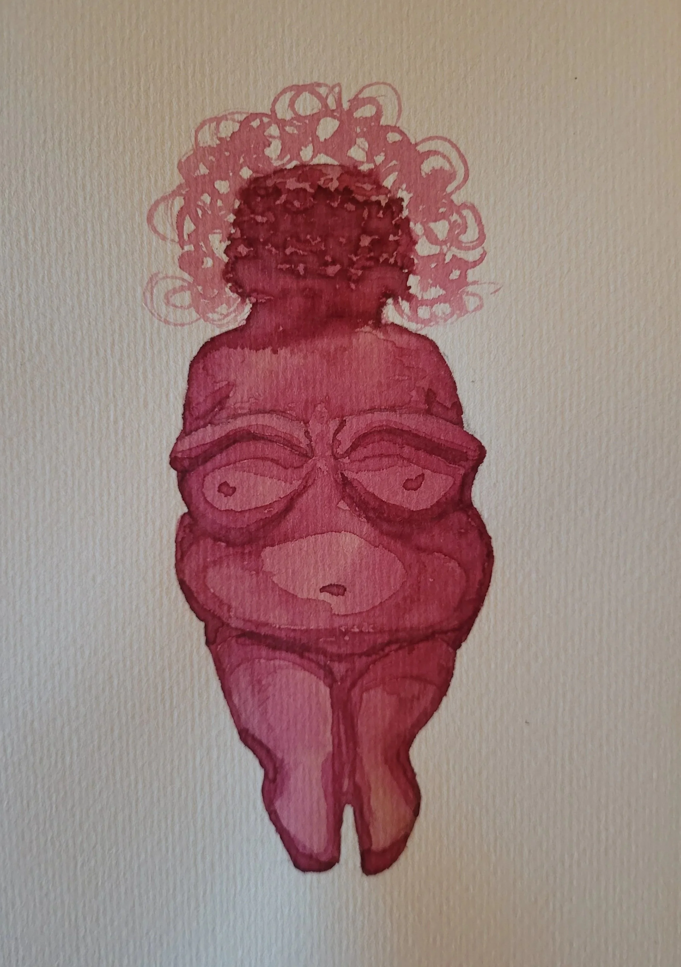 Venus of Villendorf, Beet juice (2025)