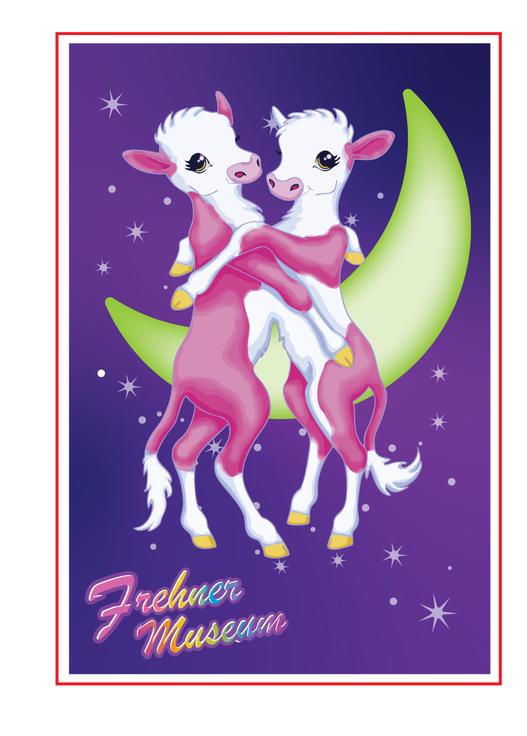 Dancing Calves: Digital Stickers (2025)