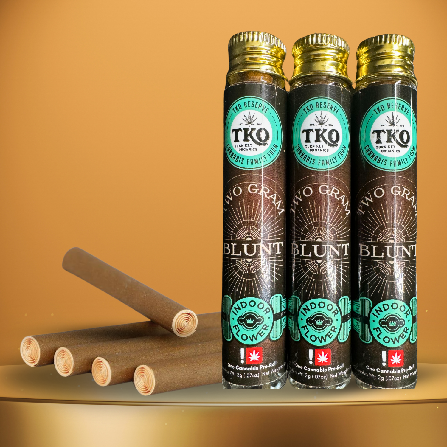 2 gram Indoor Flower cannabis blunts tko reserve tko farms portland Oregon