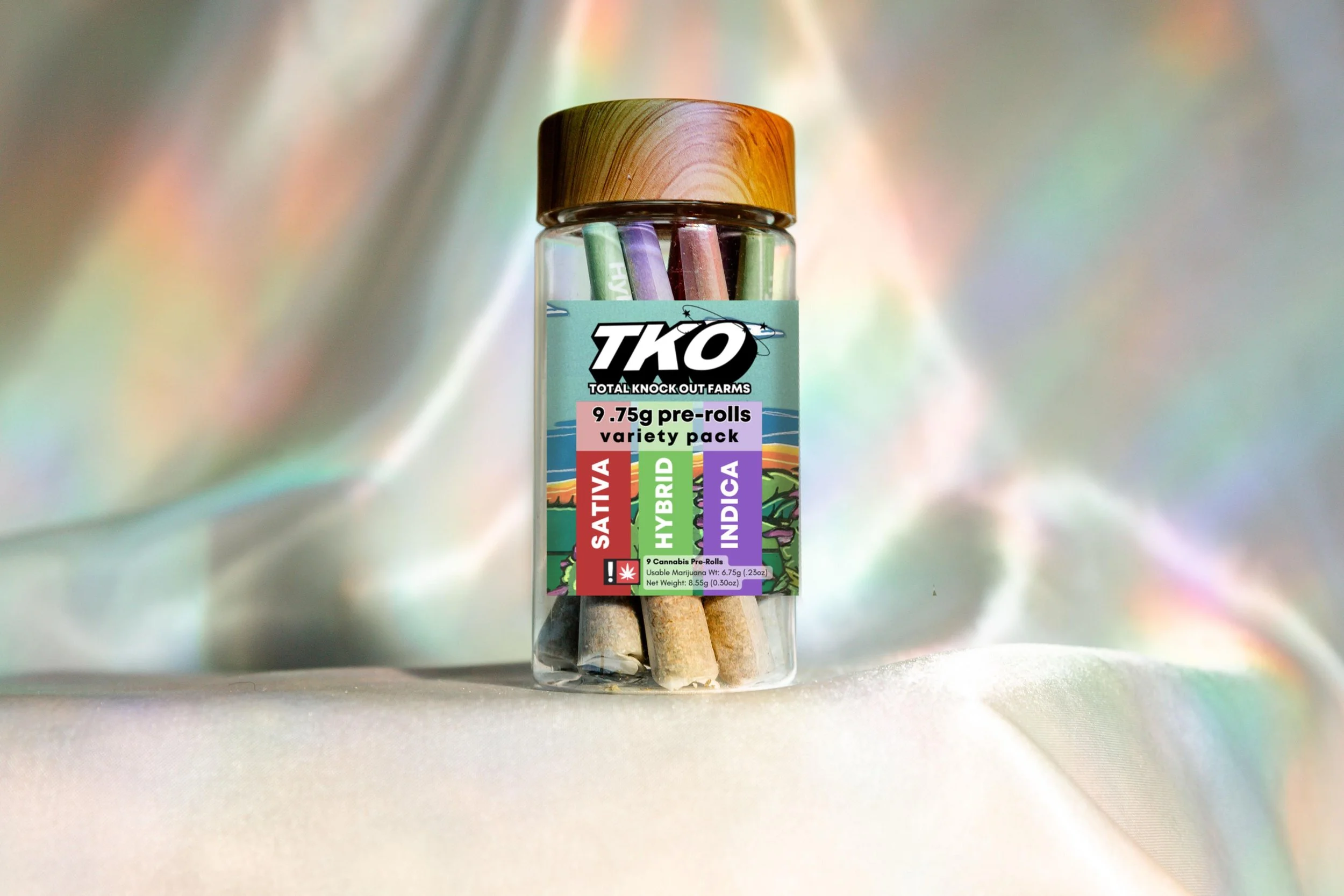 variety preroll pack tko reserve sativa indica hybrid
