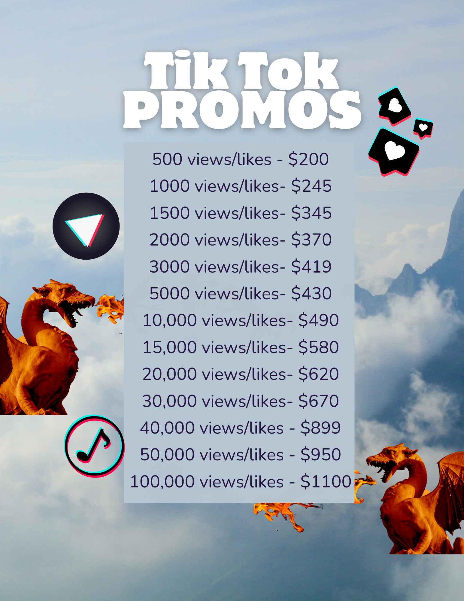 TIKTOK PROMOS