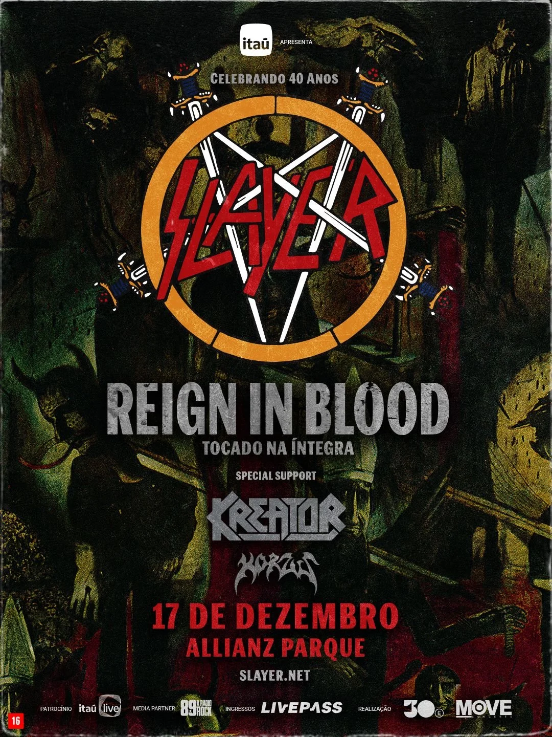 SHOW SLAYER KREATOR KORZUS