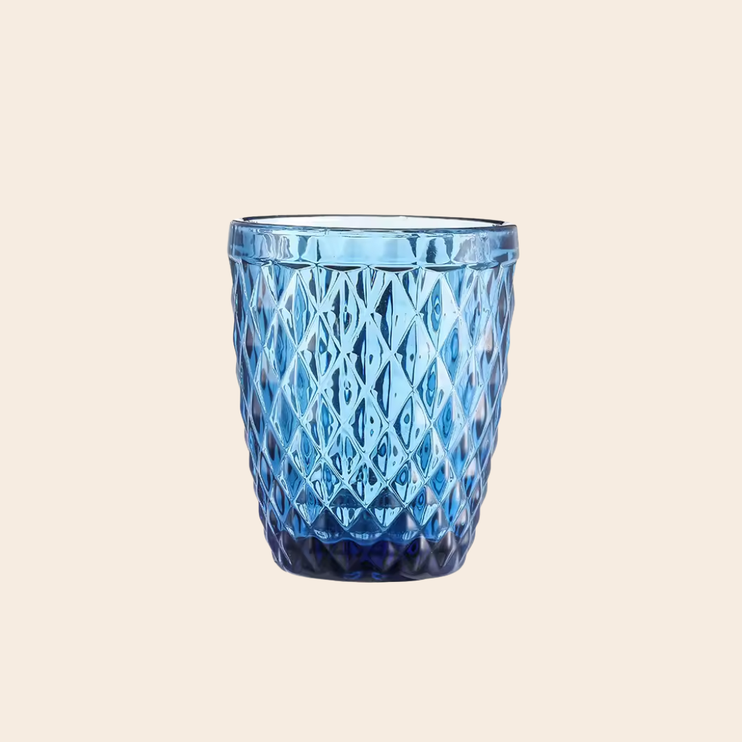 Irys Blue Drinking Glass
