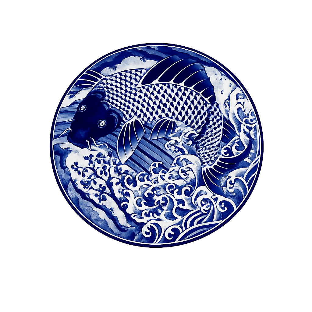 Blue Koi