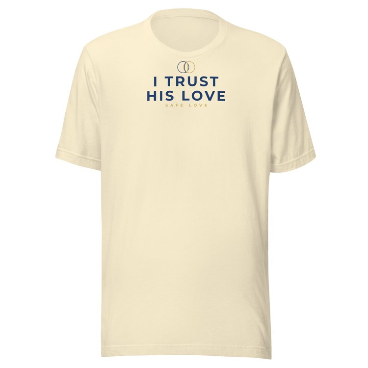 I Trust His Love tee in natural