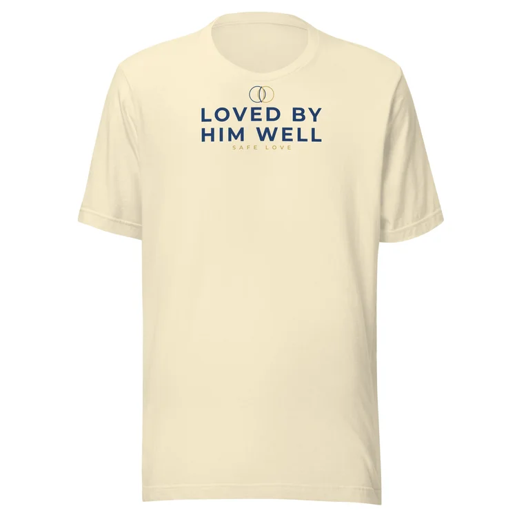 Loved By Him Well tee in natural