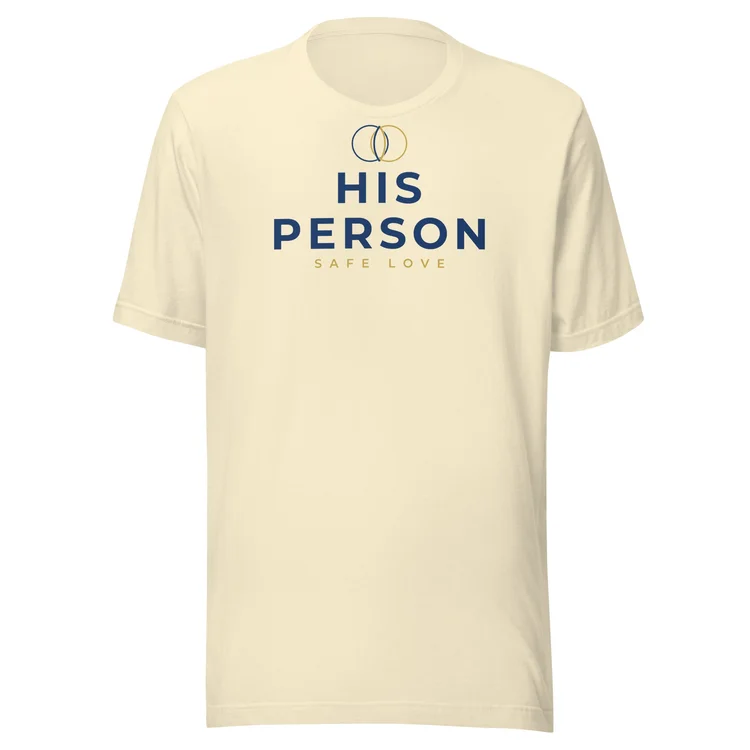 His Person tee in natural