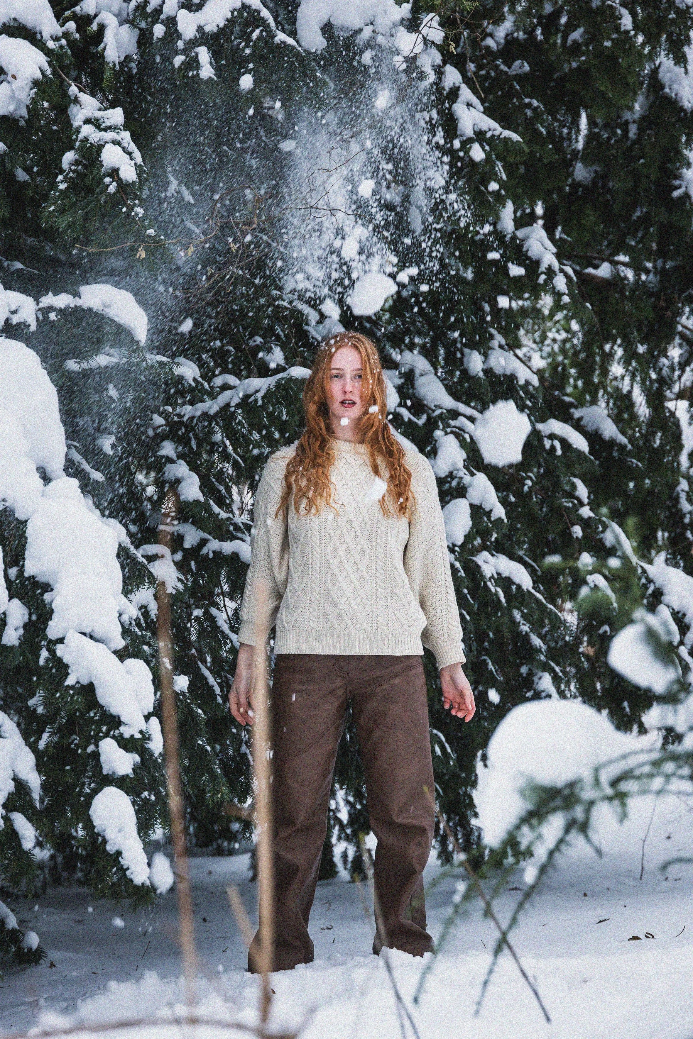 Alina im Schnee