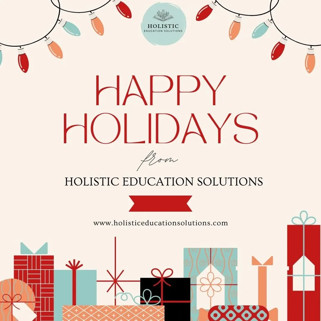 ✨️HAPPY HOLIDAYS ✨️

From the team at HES, we wish everyone a wonderful end to the first semester &amp; best of luck getting those final IEPs affirmed!