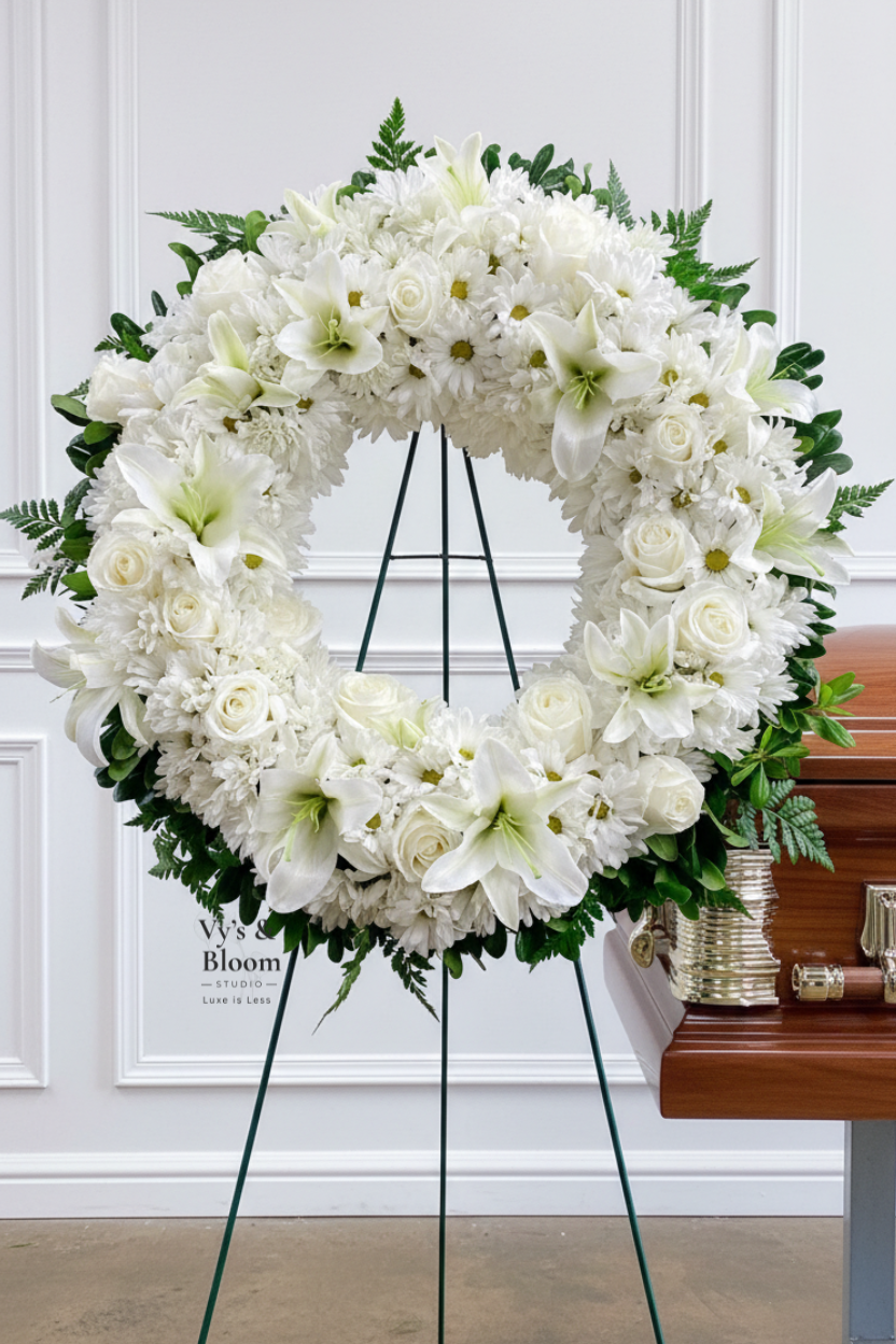 Eternal Peace – White Wreath